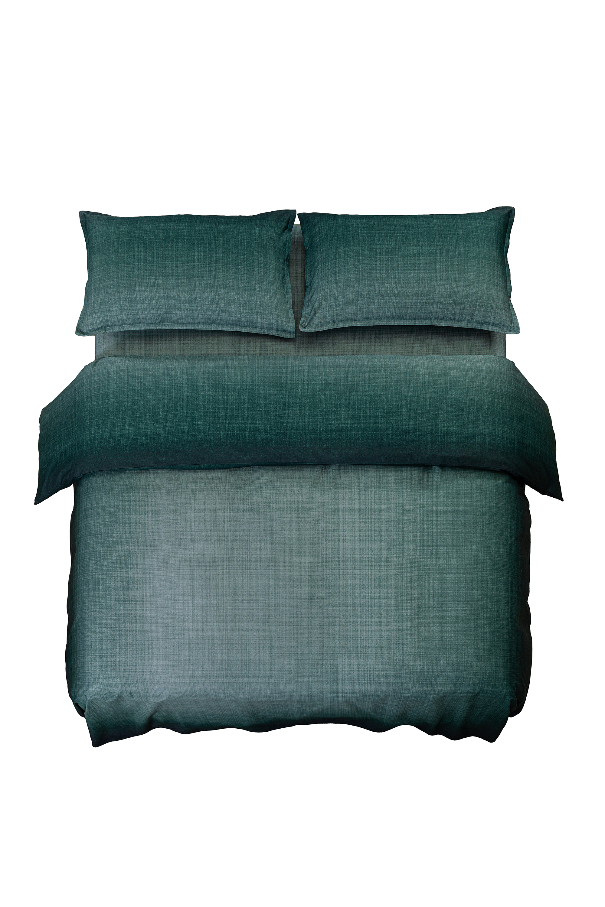 Diesel - 1016269  IRIDESCENT BLUE DUVET COVER SET, Parure de housse de couette en percale pour lit queen size Mixte in Vert - 1