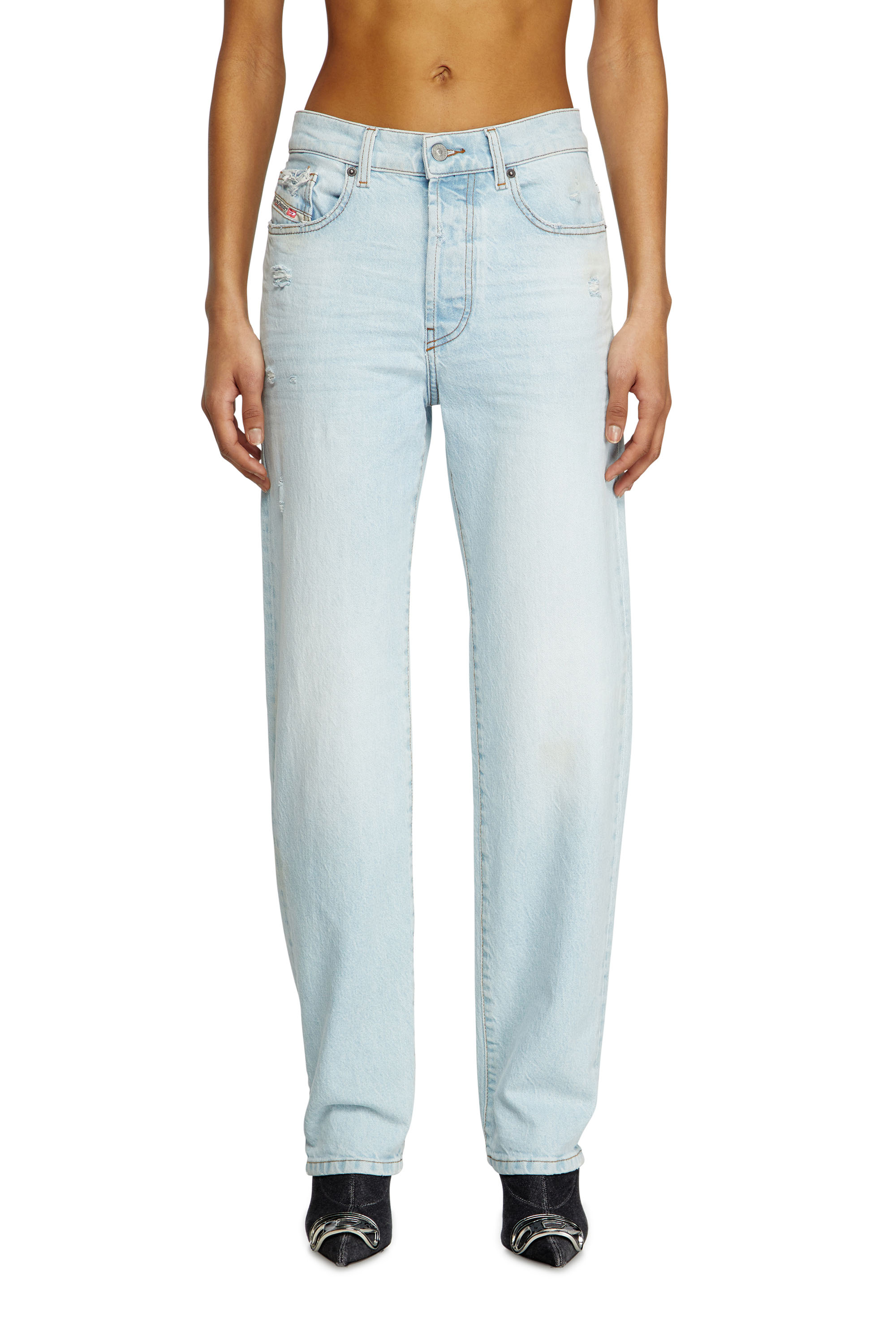 Diesel - Regular Jeans 1988 D-Ark 0CLBF Femme, Bleu Clair - Image 3