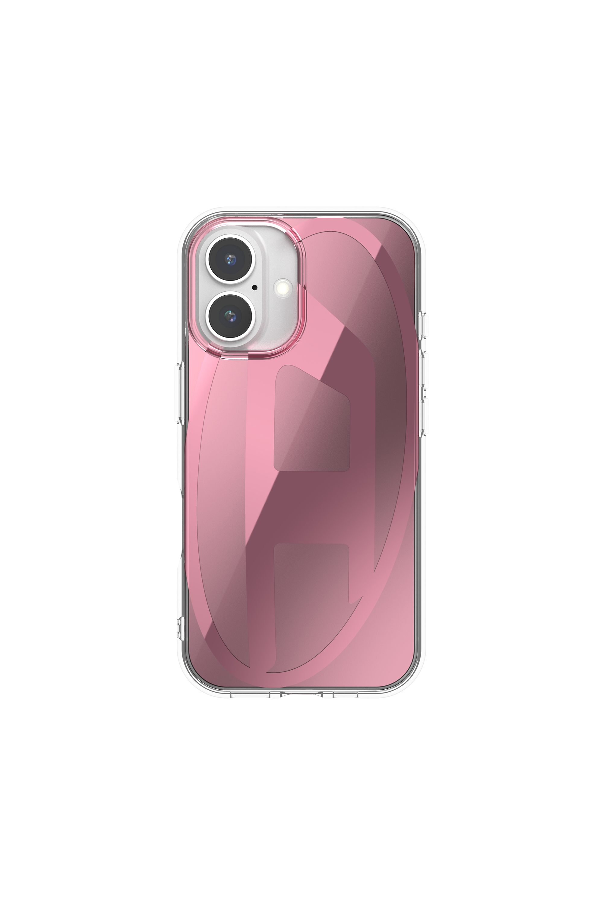 Diesel - 60163 AOP CASE, Coque miroir pour l'iP 16 Mixte in Rose - 3