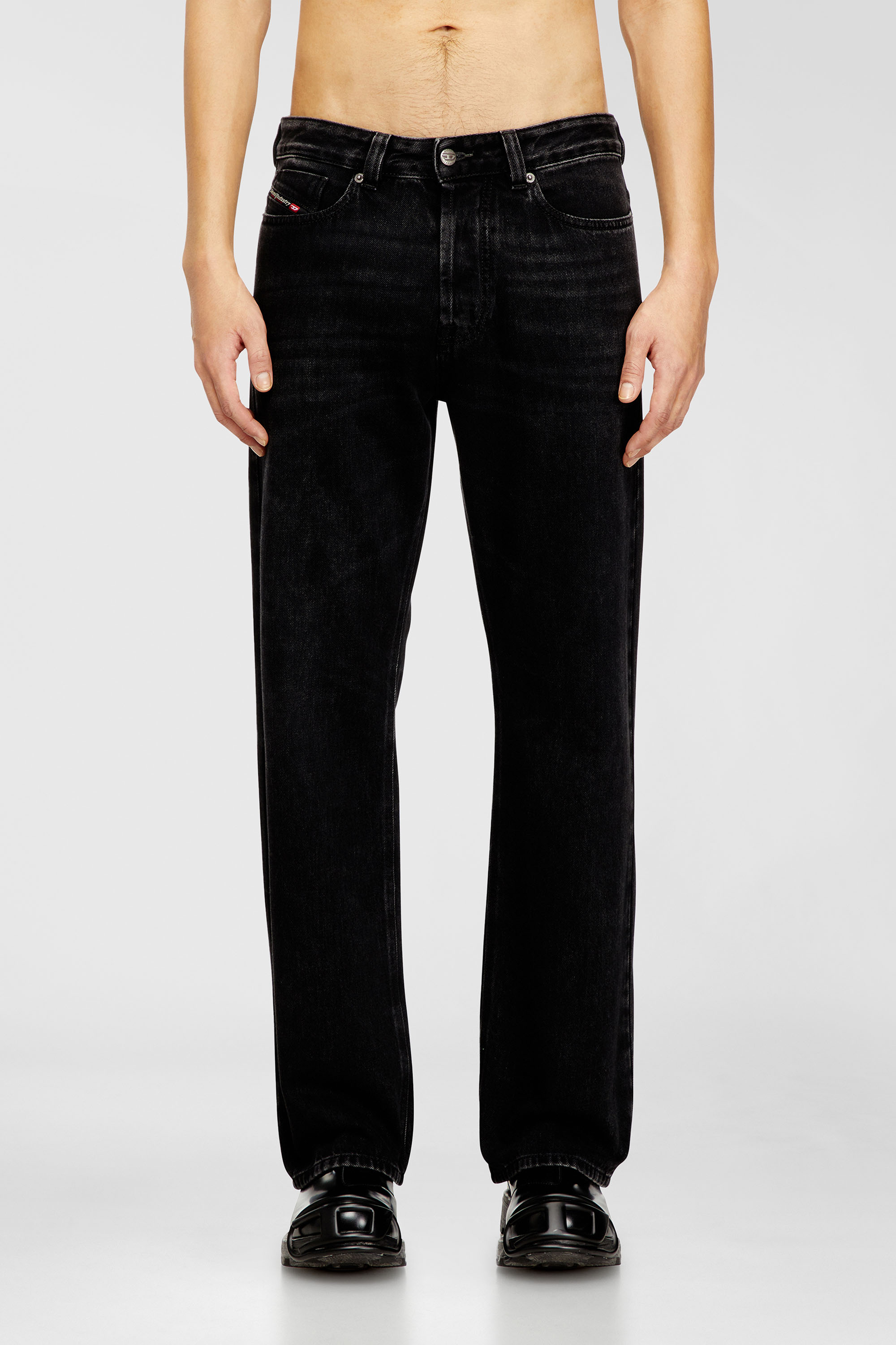 Diesel - Relaxed Jeans 1980 D-Eeper 09P09 Homme, Noir/Gris fonc&eacute; - Image 2