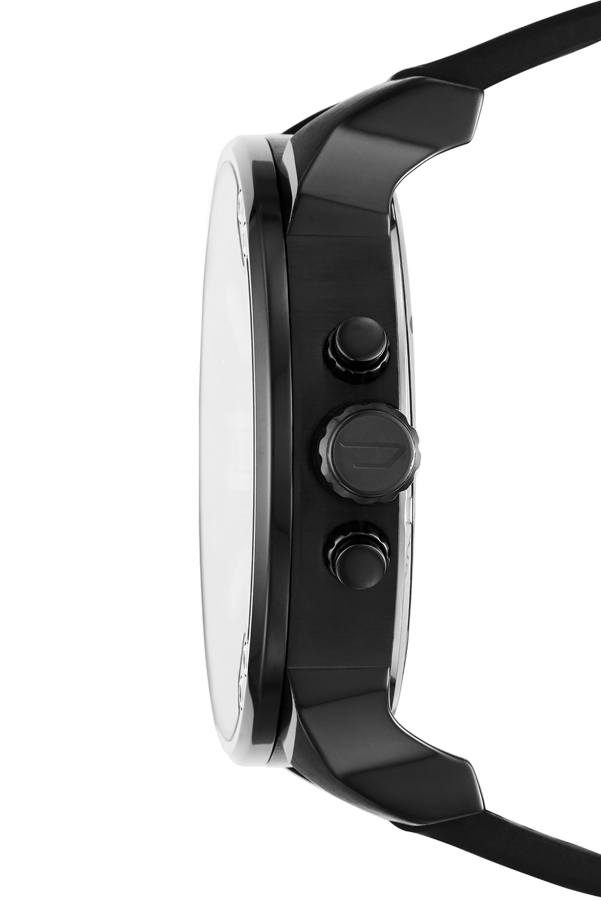 Diesel - DZ7433, Montre Mr.&nbsp;Daddy&nbsp;2.0 chronographe en silicone et nylon noir Homme in Noir - 3