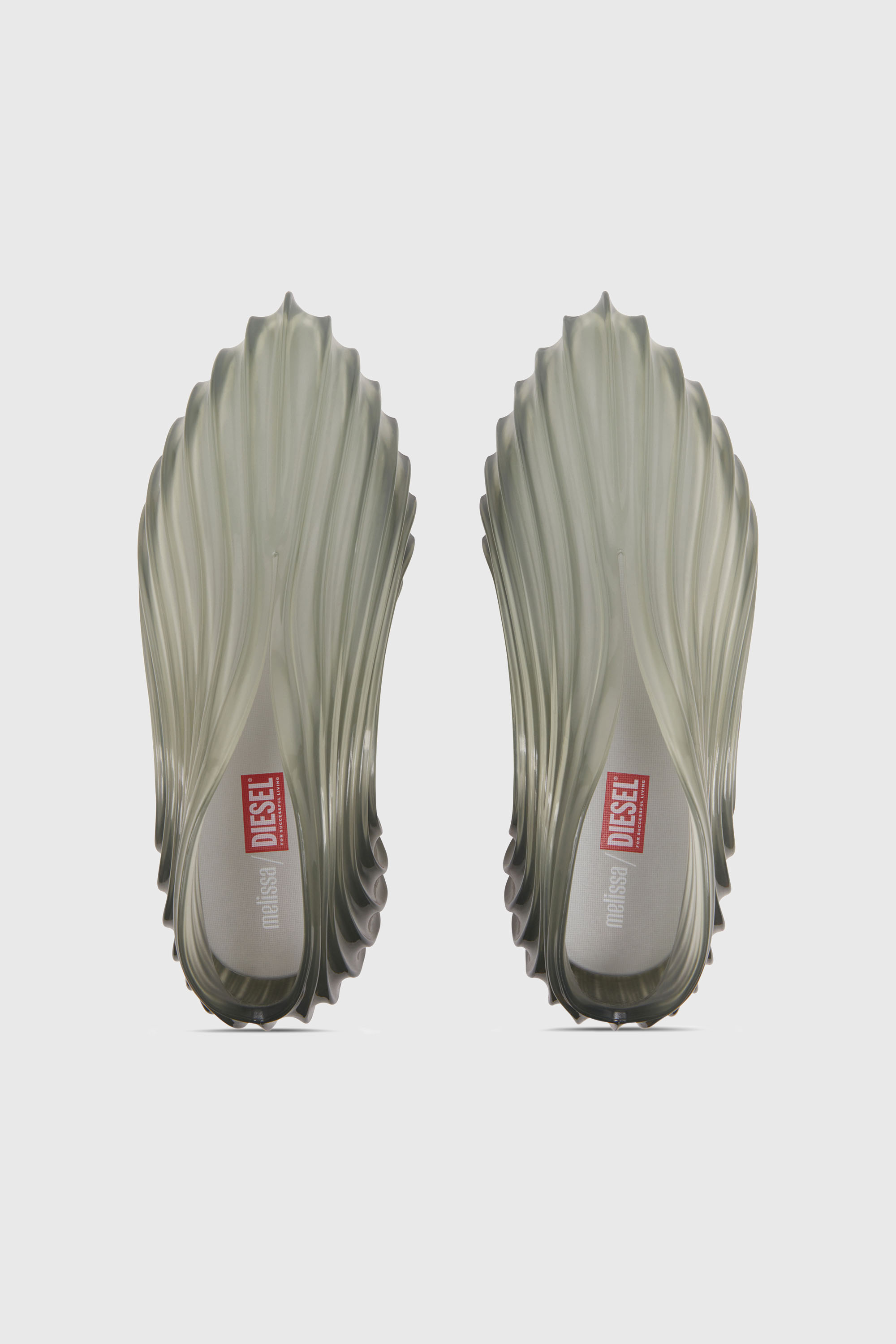 Diesel - MELISSA QUANTUM SNEAKERS X, Sneaker sans lacets en Melflex&reg; Mixte in Gris - 4