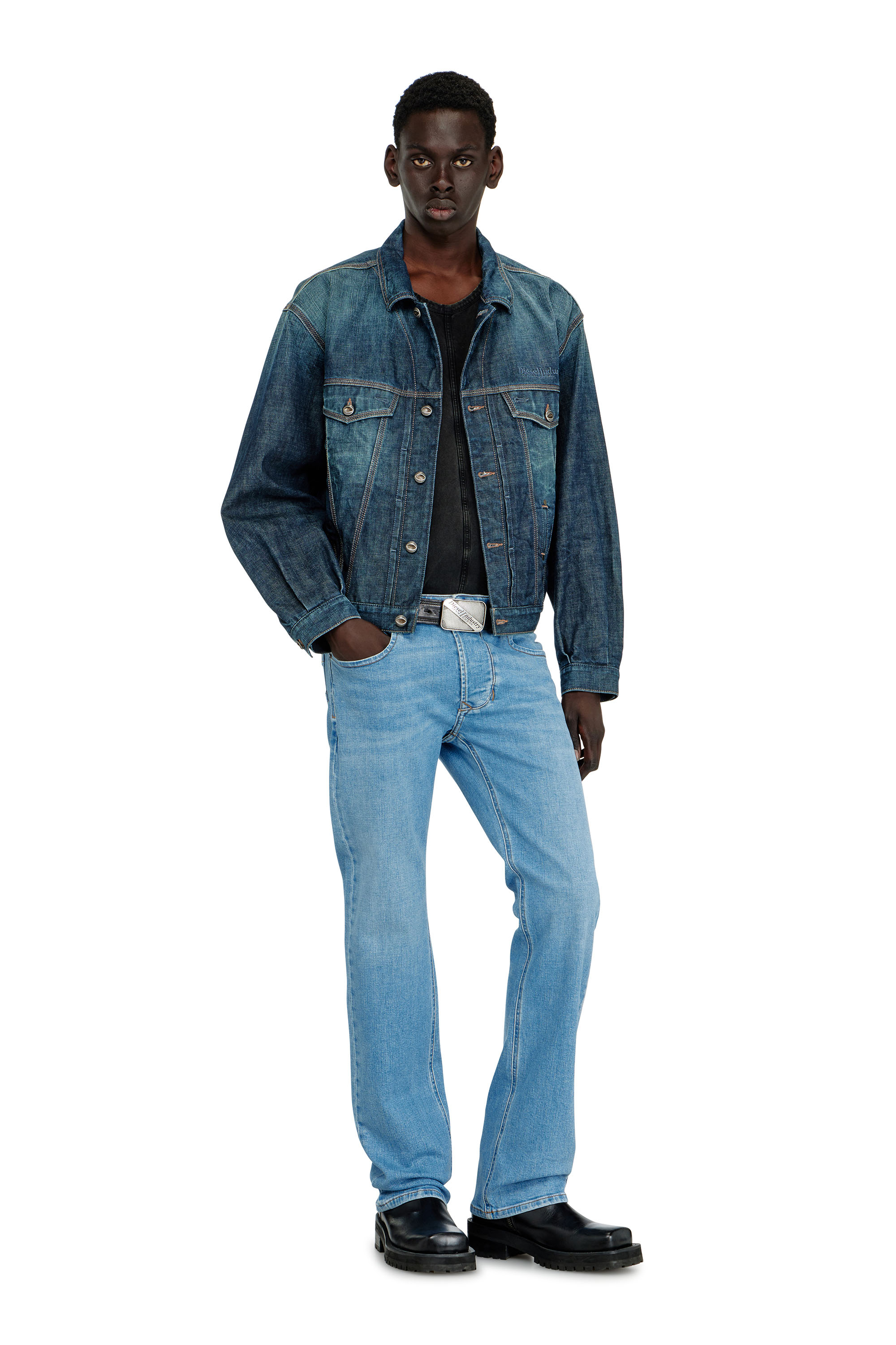 Diesel - Regular Jeans 1985 Larkee 0HDBJ Homme, Bleu Clair - Image 1