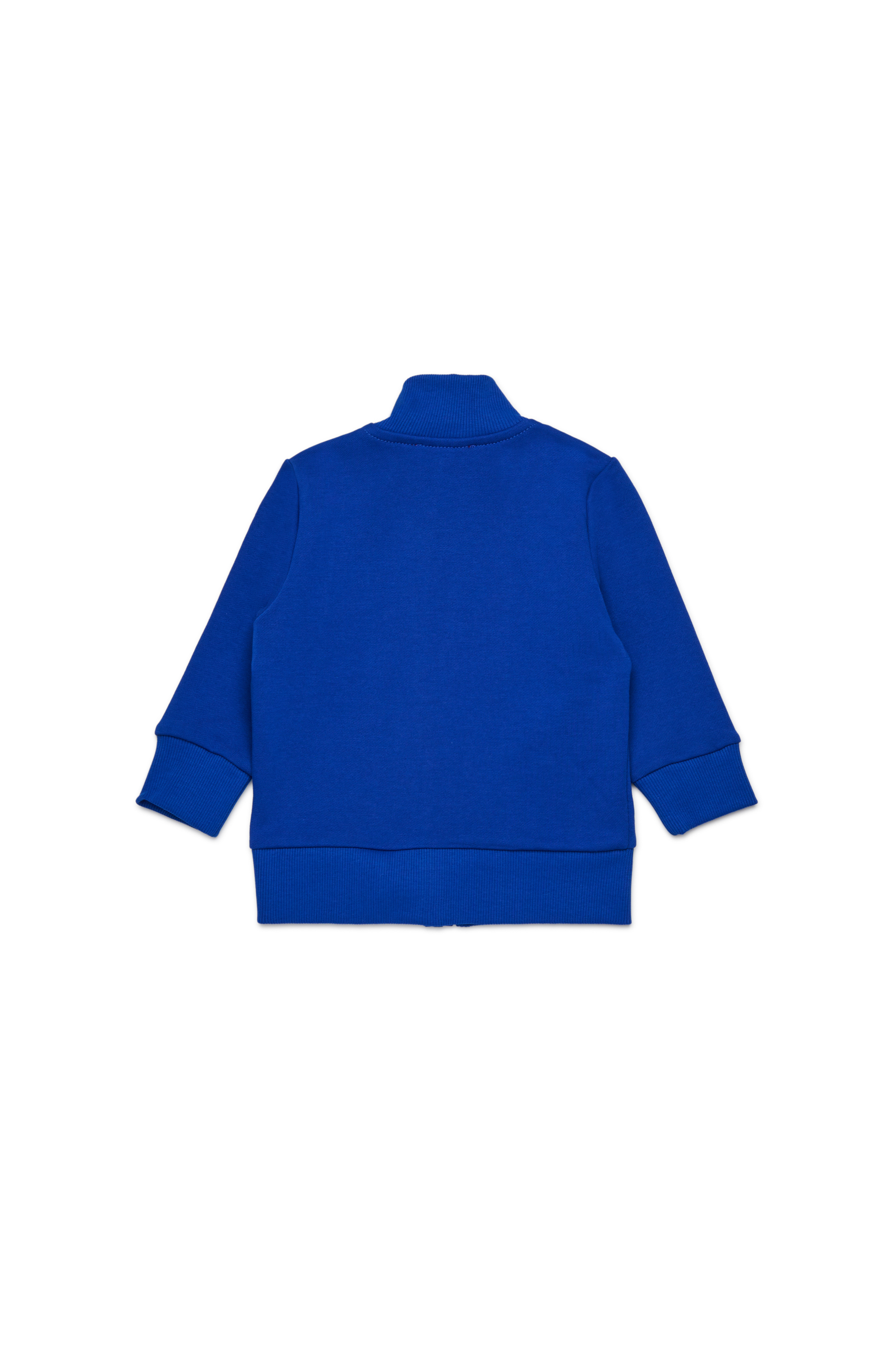 Diesel - SPINVIB, Sweat en coton avec fermeture éclair Homme in Bleu - 2