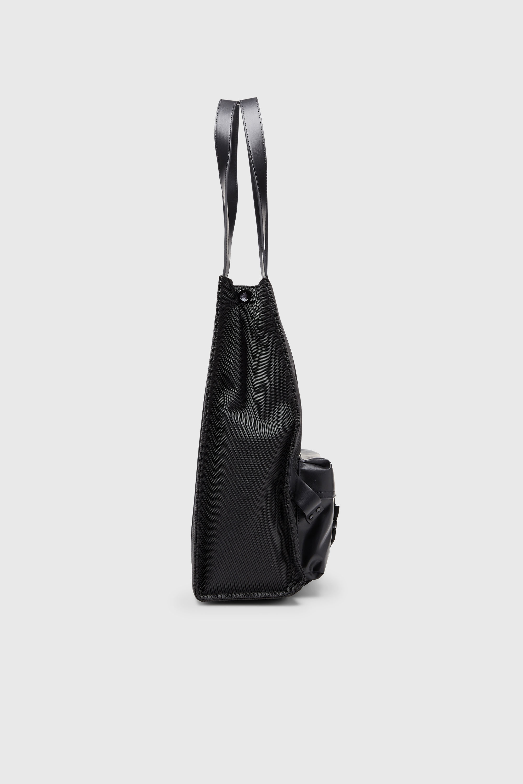 Diesel - MULTI-PKTS TOTE X, Multi-Pkts - Sac cabas avec poche &agrave; rabat et zip Mixte in Noir - 4