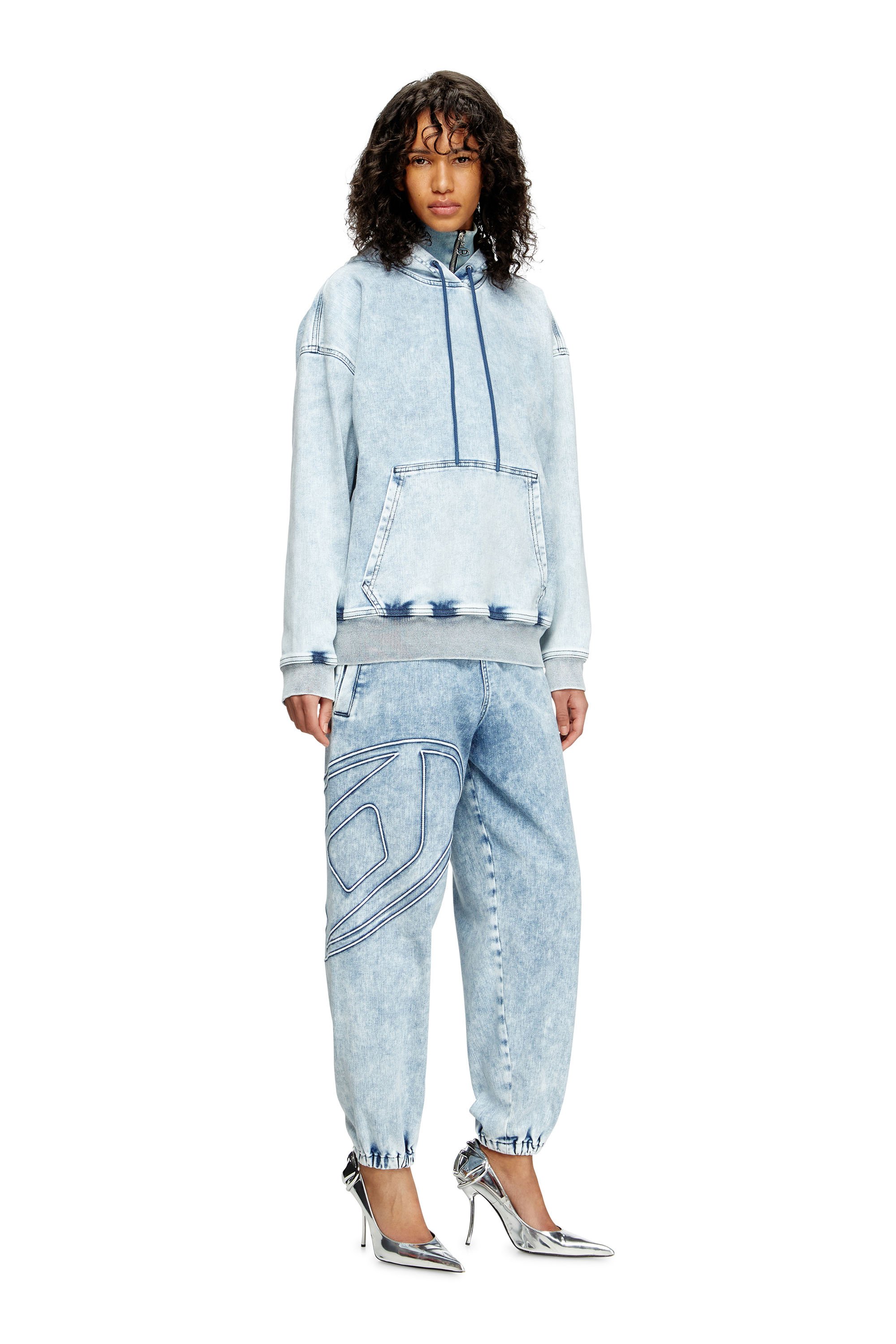 Diesel - Slim D-Pint Track Denim 0ABCN Mixte, Bleu Clair - Image 7