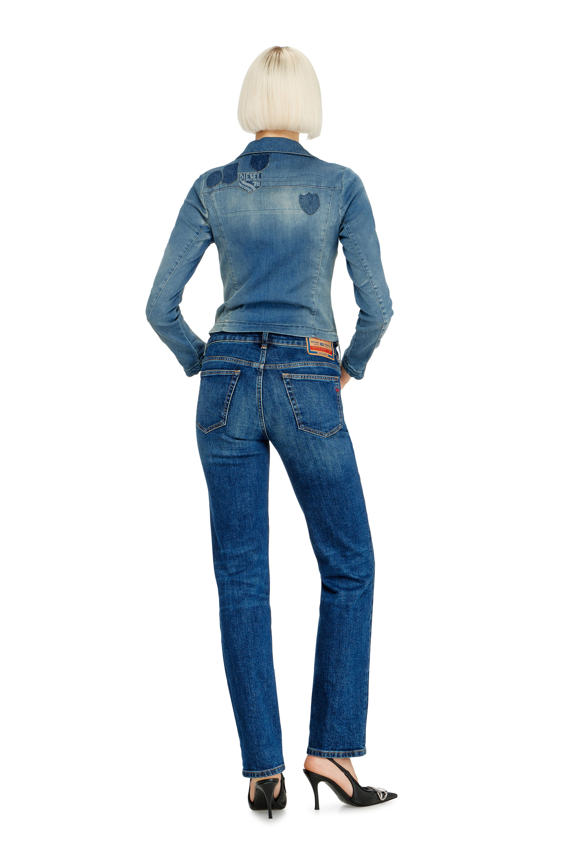 Diesel - Regular Jeans 1989 D-Mine 09I28 Femme, Bleu Fonc&eacute; - Image 3