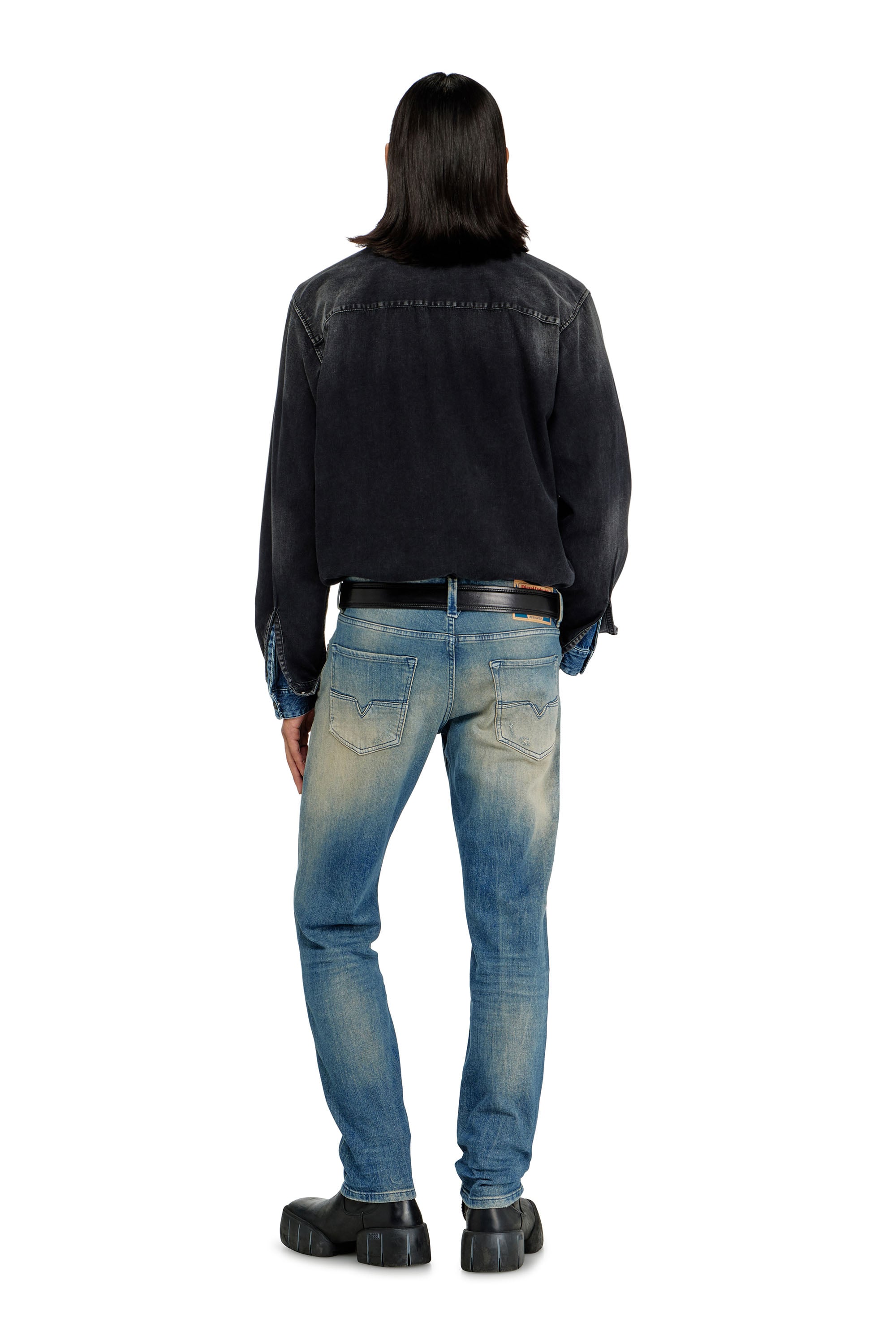 Diesel - Regular 2030 D-Krooley Joggjeans&reg; 068XU Homme, Bleu Fonc&eacute; - Image 4