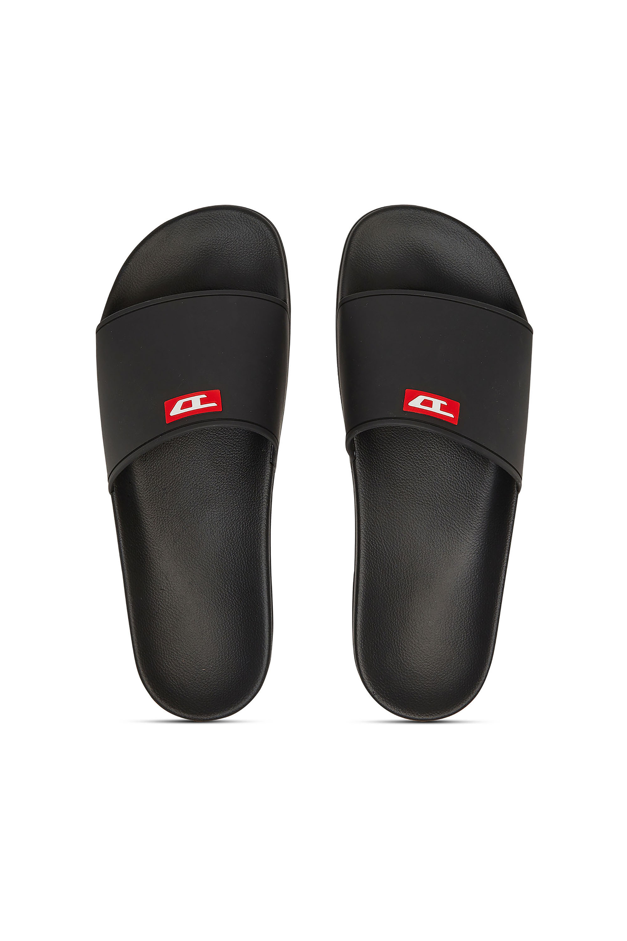 SA-SWIM, Noir Diesel - SA-SWIM, Sa-Swim-Claquettes de piscine en caoutchouc avec logo D Homme in Noir - 4