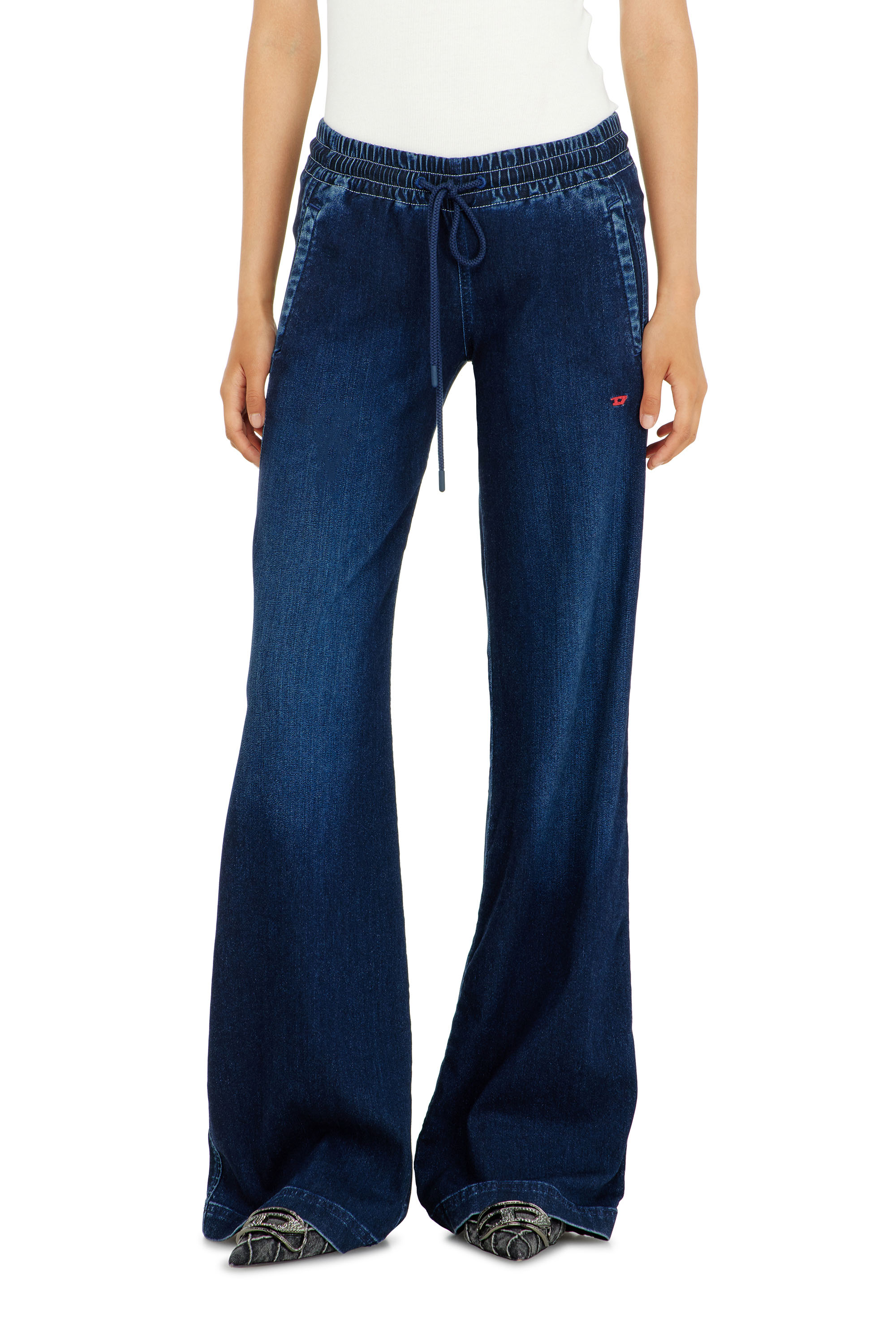 Diesel - Relaxed 2078 D-Ainty Joggjeans&reg; 09P96 Femme, Bleu Fonc&eacute; - Image 2