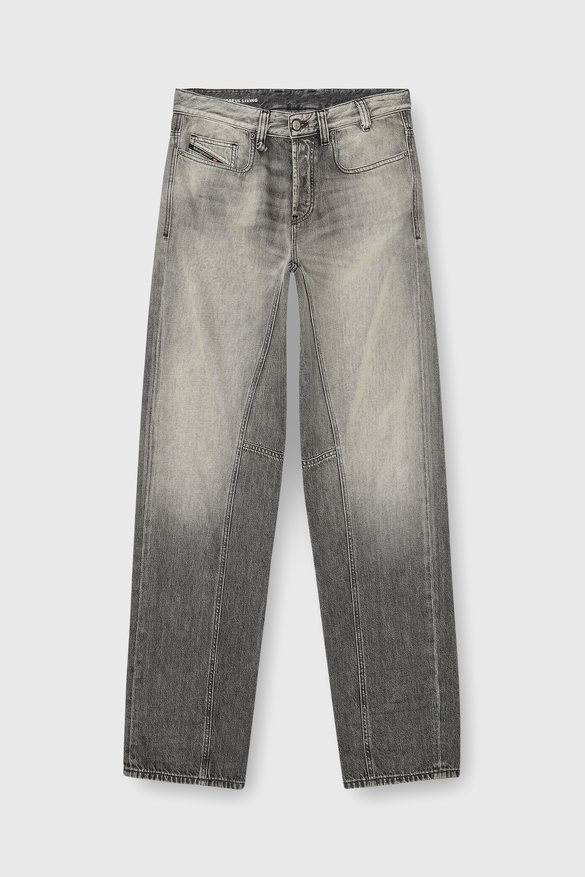 Diesel - Relaxed Jeans 2001 D-Macro 09P56 Homme, Gris - Image 6