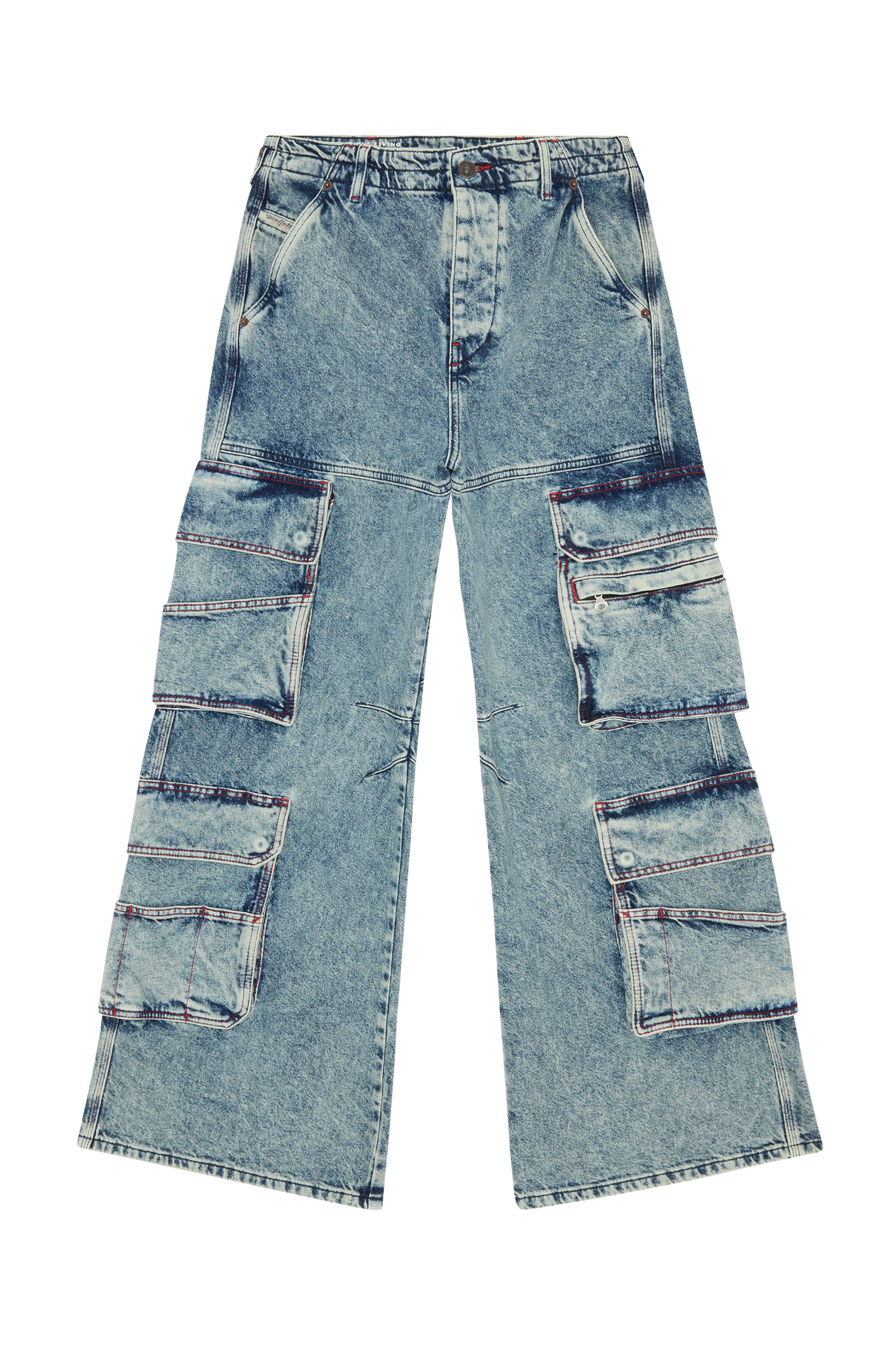 Diesel - Relaxed Jeans 1996 D-Sire 0EMAN Femme, Bleu moyen - Image 2
