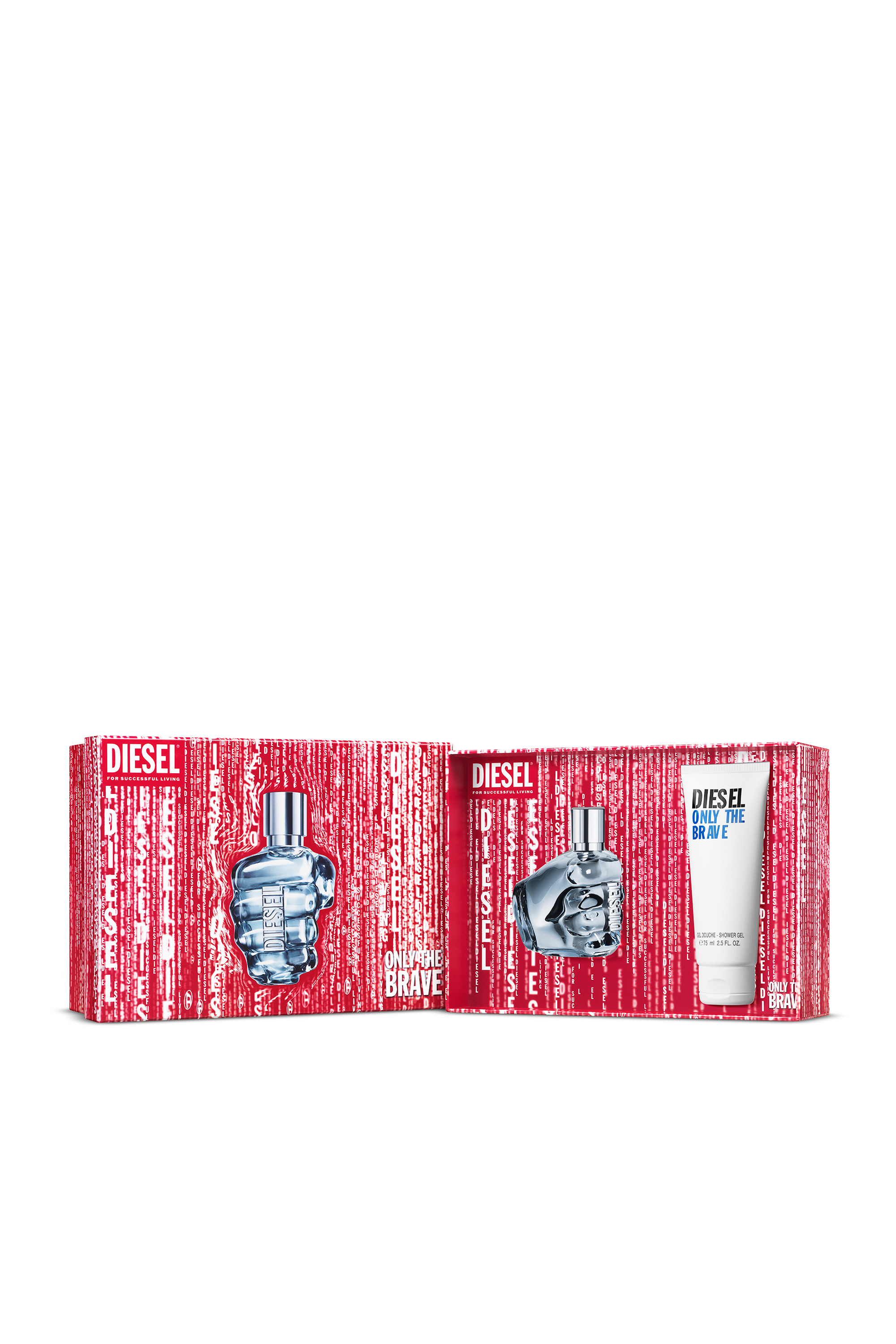 Diesel - DSL OTB EDT SETS V50+SG75 LG112400, Man's Only The Brave Giftset, Eau De Toilette in Blue - 2