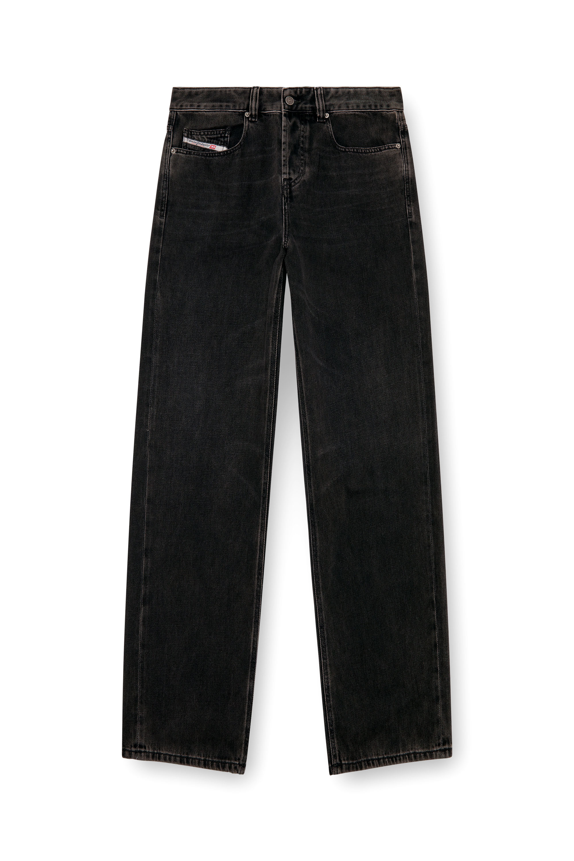 Diesel - Straight Jeans 2001 D-Macro 09I35 Homme, Noir/Gris foncé - Image 5