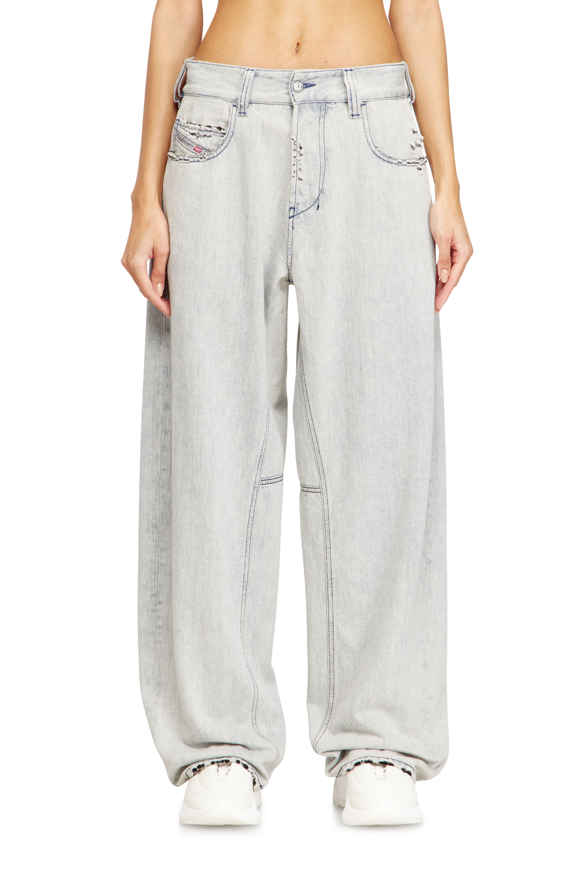 Diesel - Unisex's Relaxed Jeans 1997 D-Enim-M 068UR, Light Blue - 2