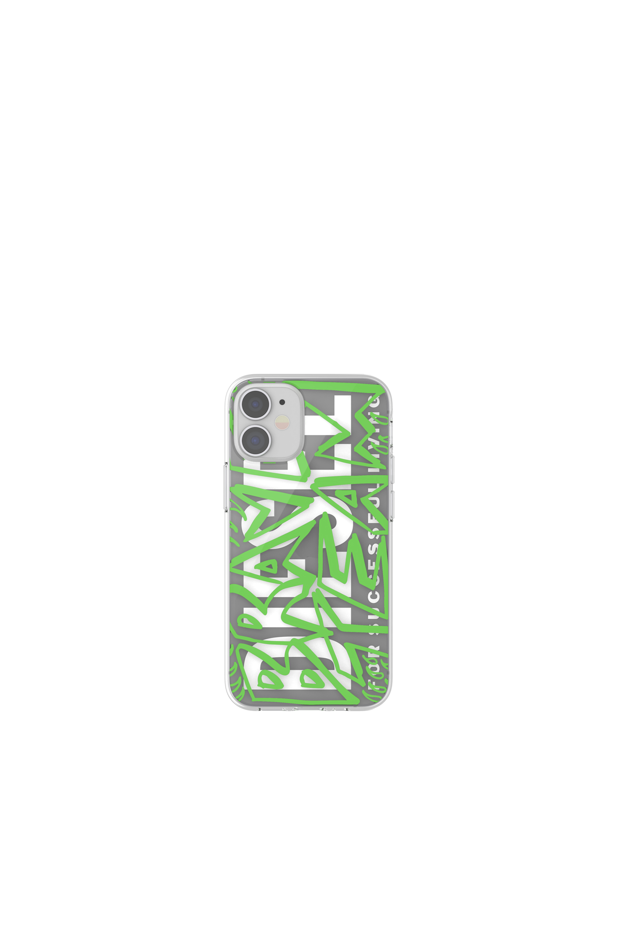 Diesel - 42569 STANDARD CASE, Unisex's Ultra-light TPU Case for iPhone 12 Mini in Green - 2