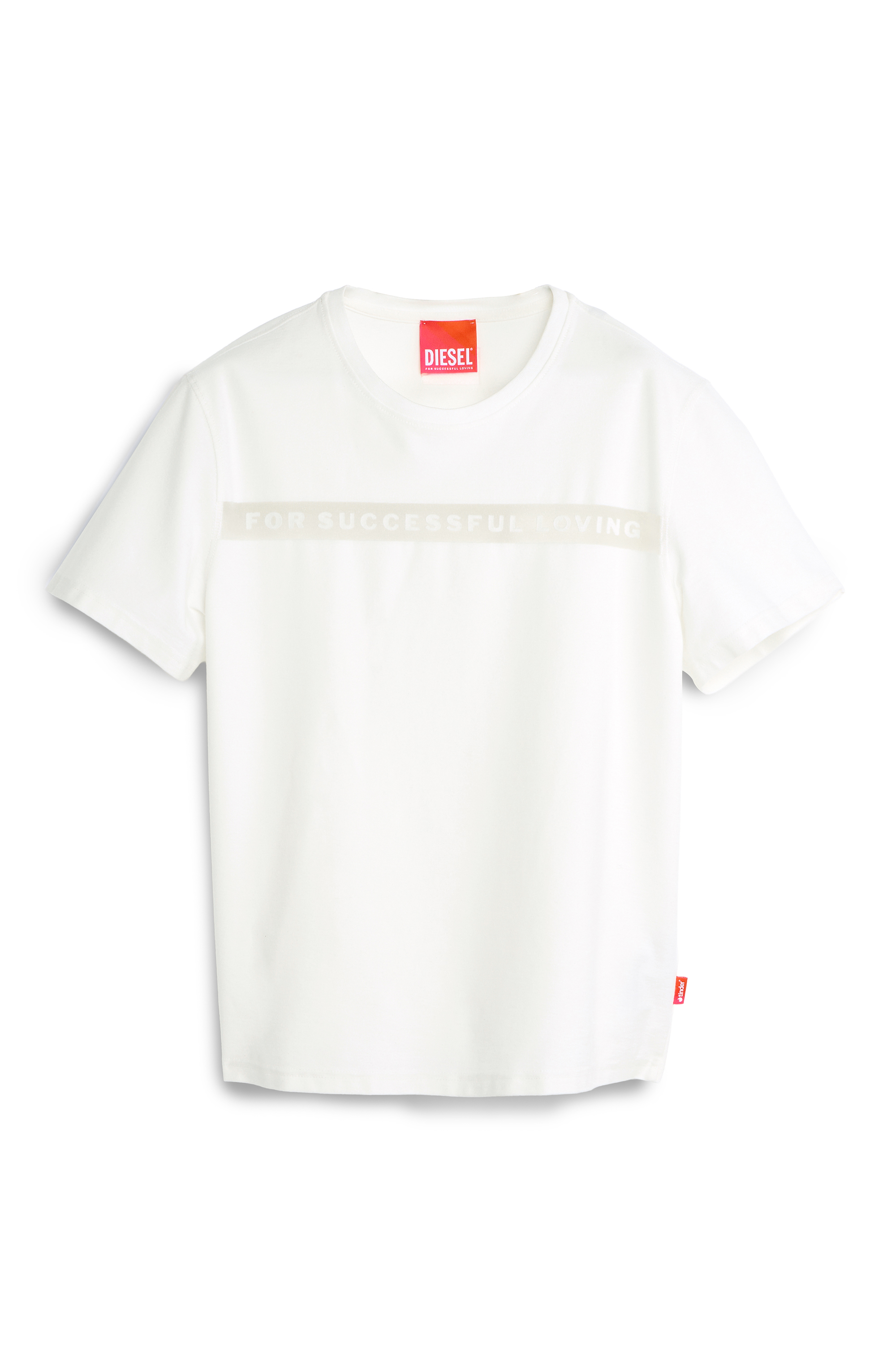 Diesel - PR-T-NOTS-CHI-R, T-shirt avec logo For Successful Loving Mixte in Blanc - 2