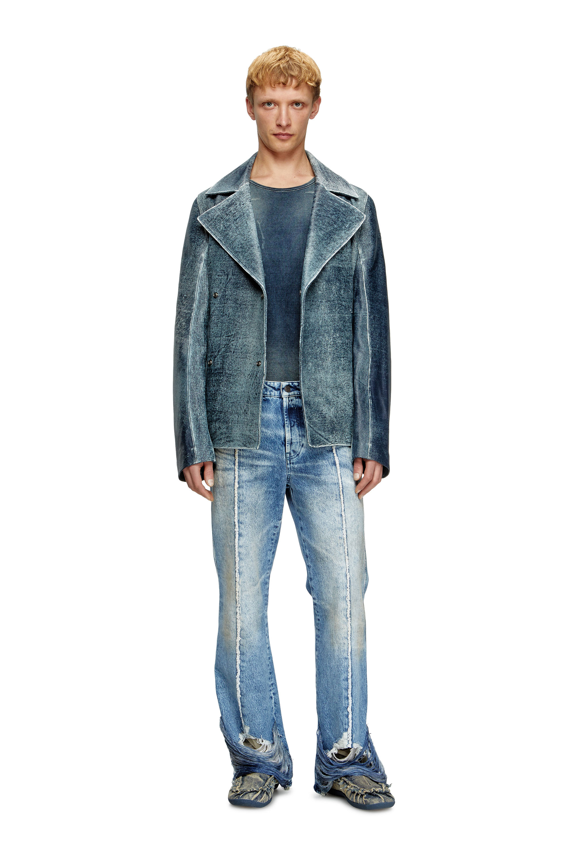 Diesel - Bootcut Jeans 1998 D-Buck 0CMBM Homme, Bleu moyen - Image 1