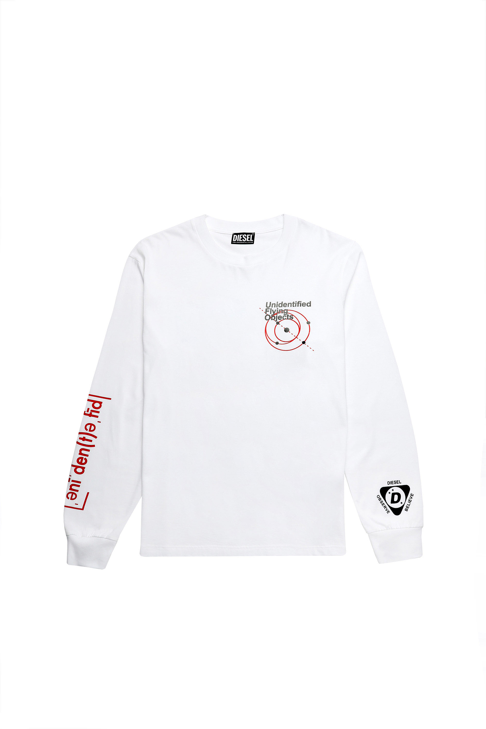 T-JUST-LS-B52, White - T-Shirts