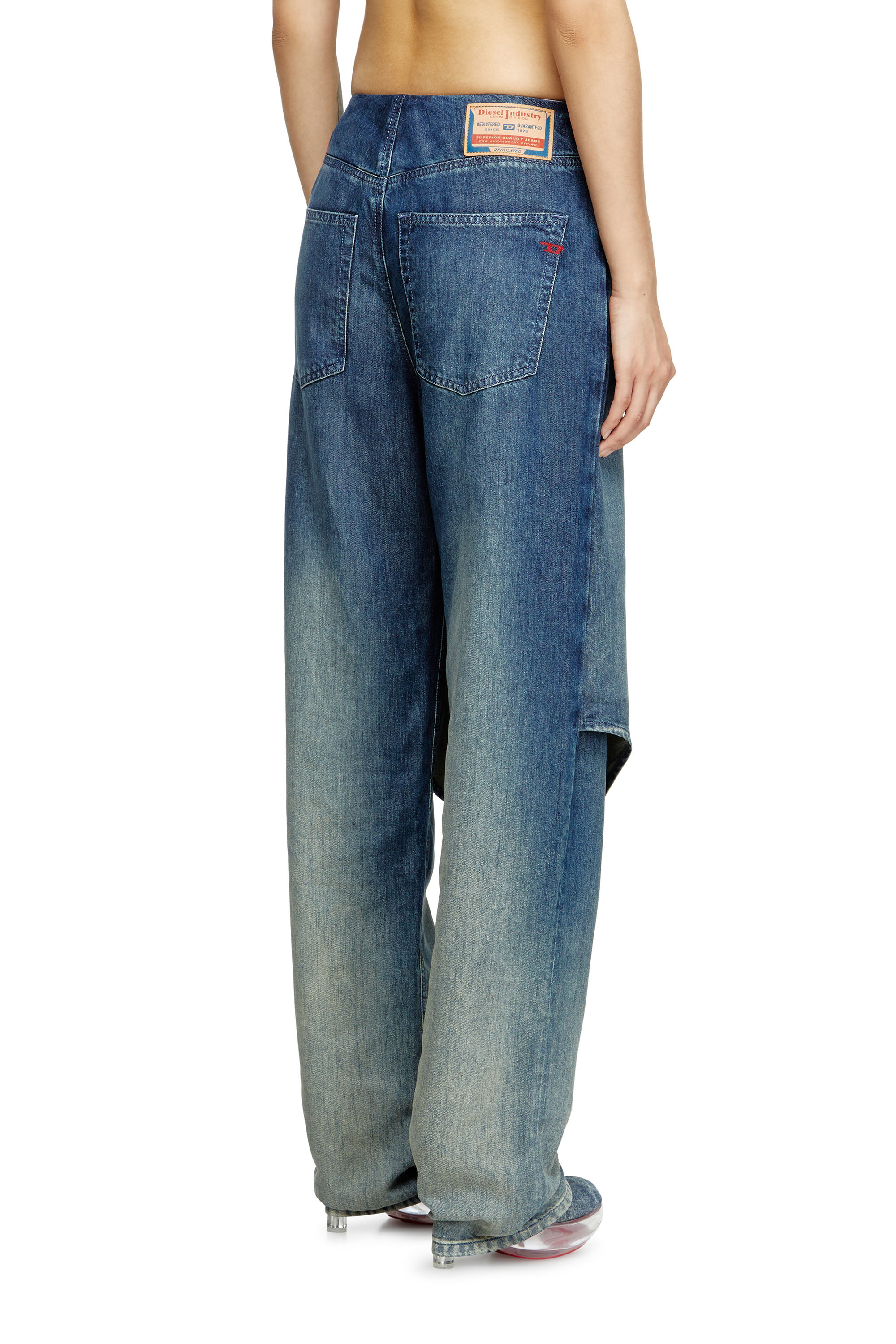 Diesel - Regular Jeans D-Arky 068SZ Femme, Bleu Foncé - Image 3