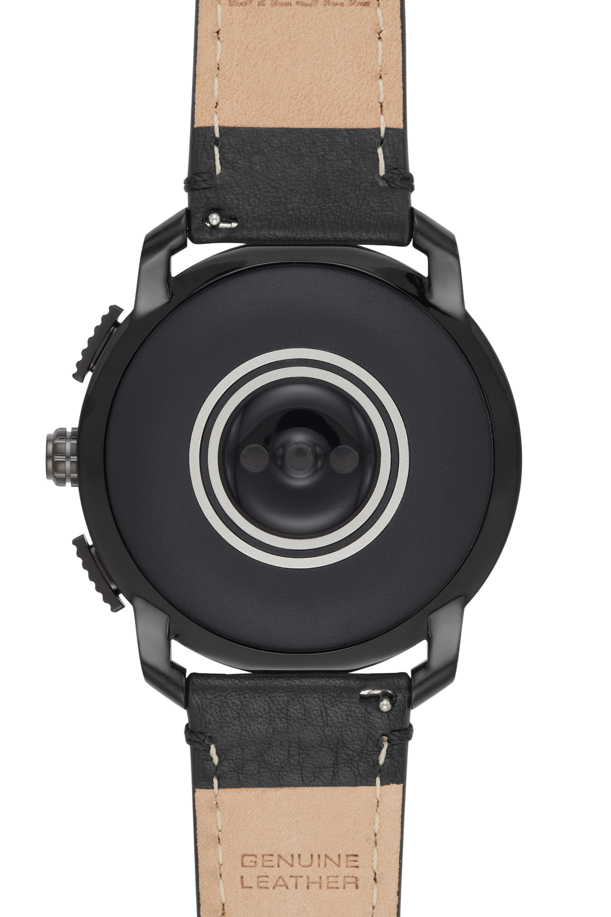 Diesel - DT2016, Montre connectée Axial en cuir noir Homme in Noir - 4