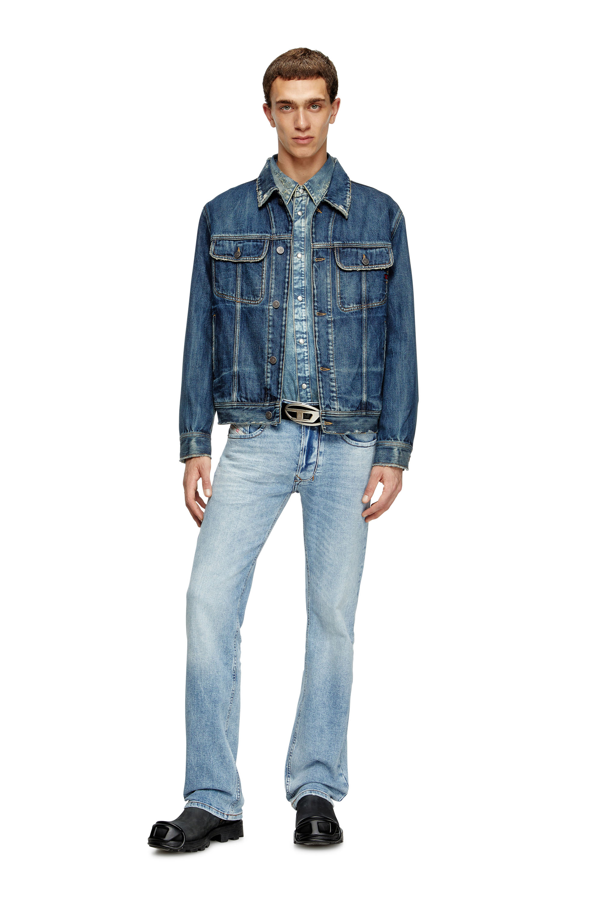 Diesel - Regular Jeans 1985 Larkee 0DBDV Homme, Bleu Clair - Image 1