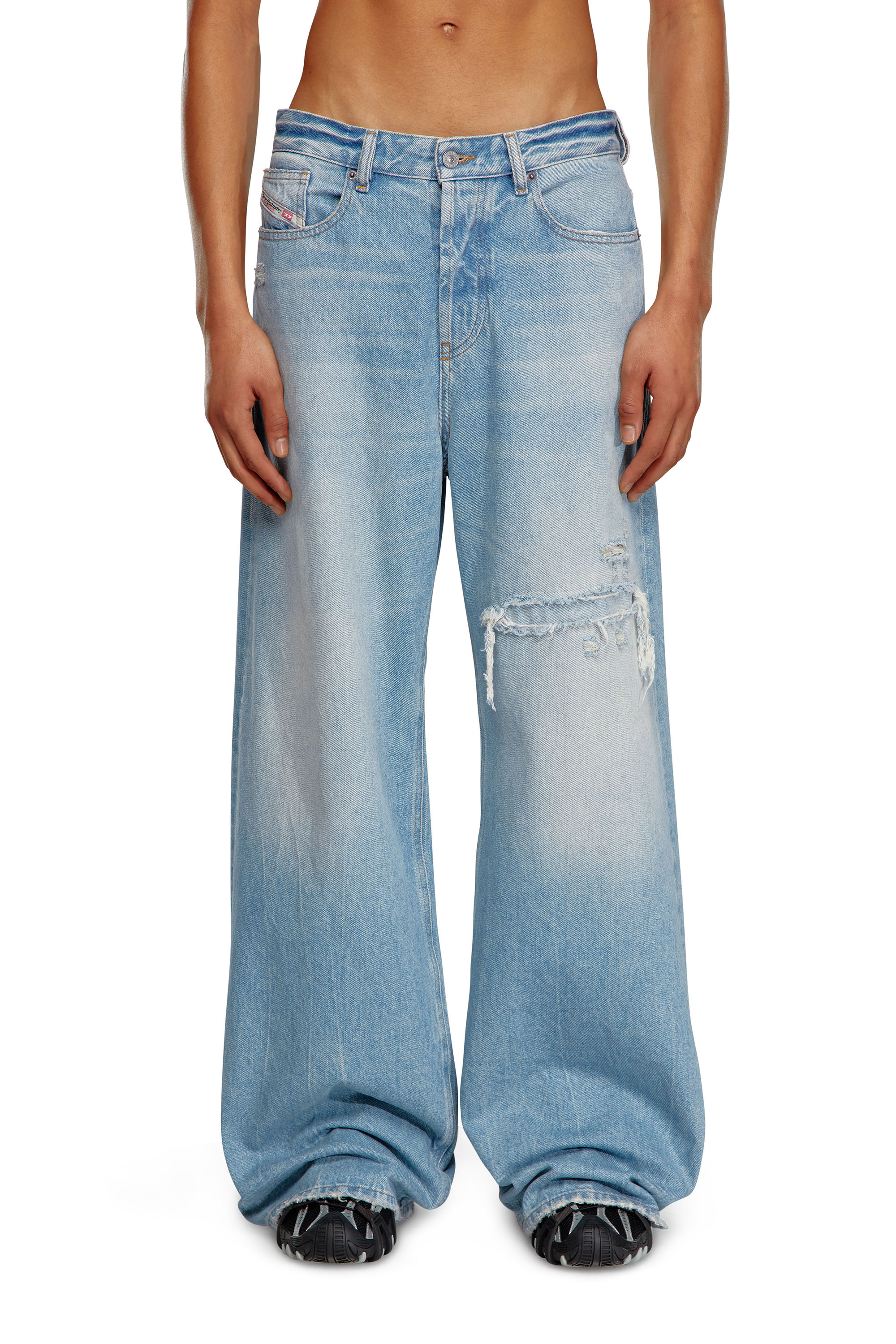 Diesel - Straight Jeans 1996 D-Sire 09E25, Bleu Clair - Image 6