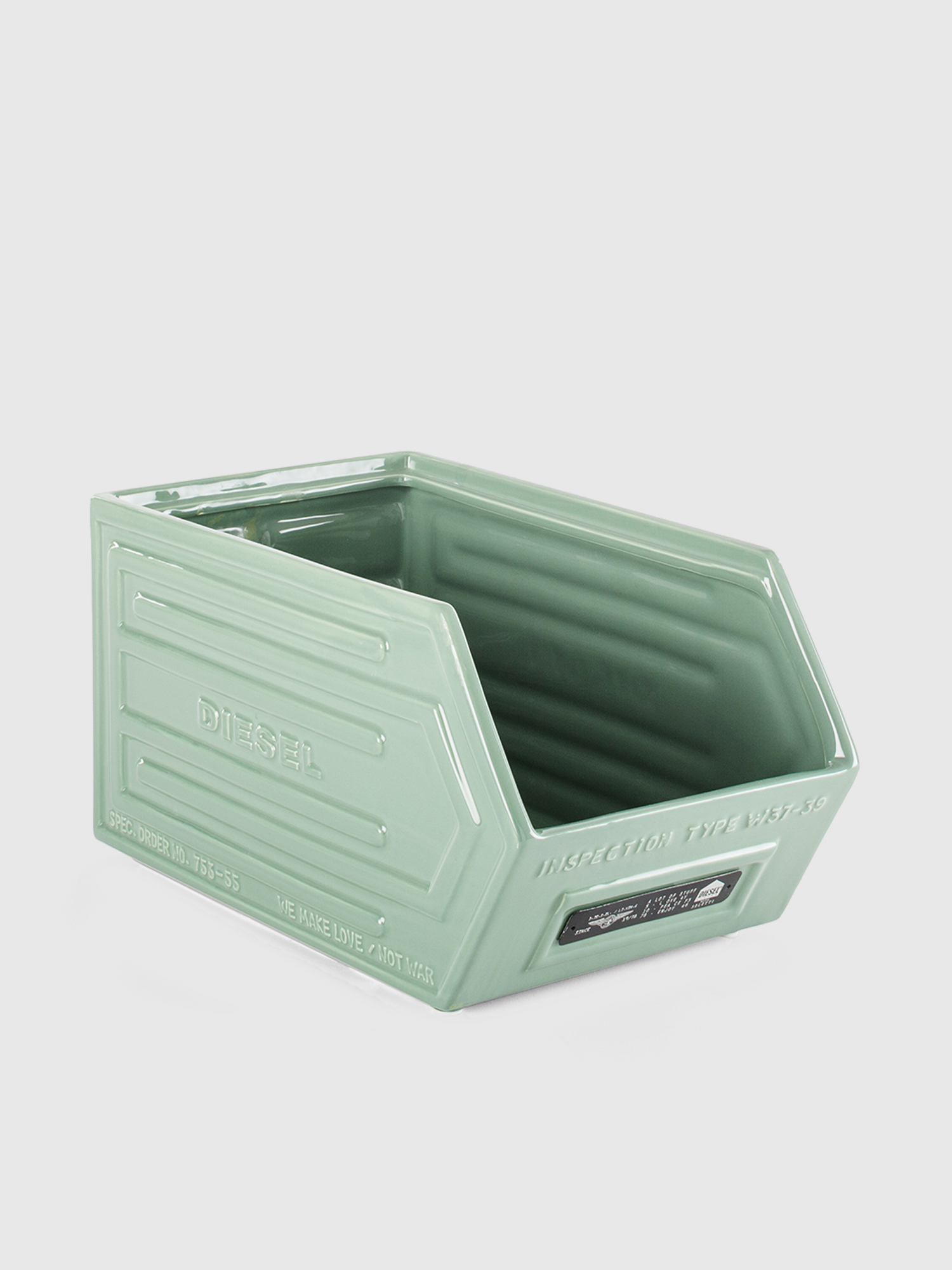 Diesel - 11058 SURVIVAL, Unisex's Grey ceramic box in Green - 1
