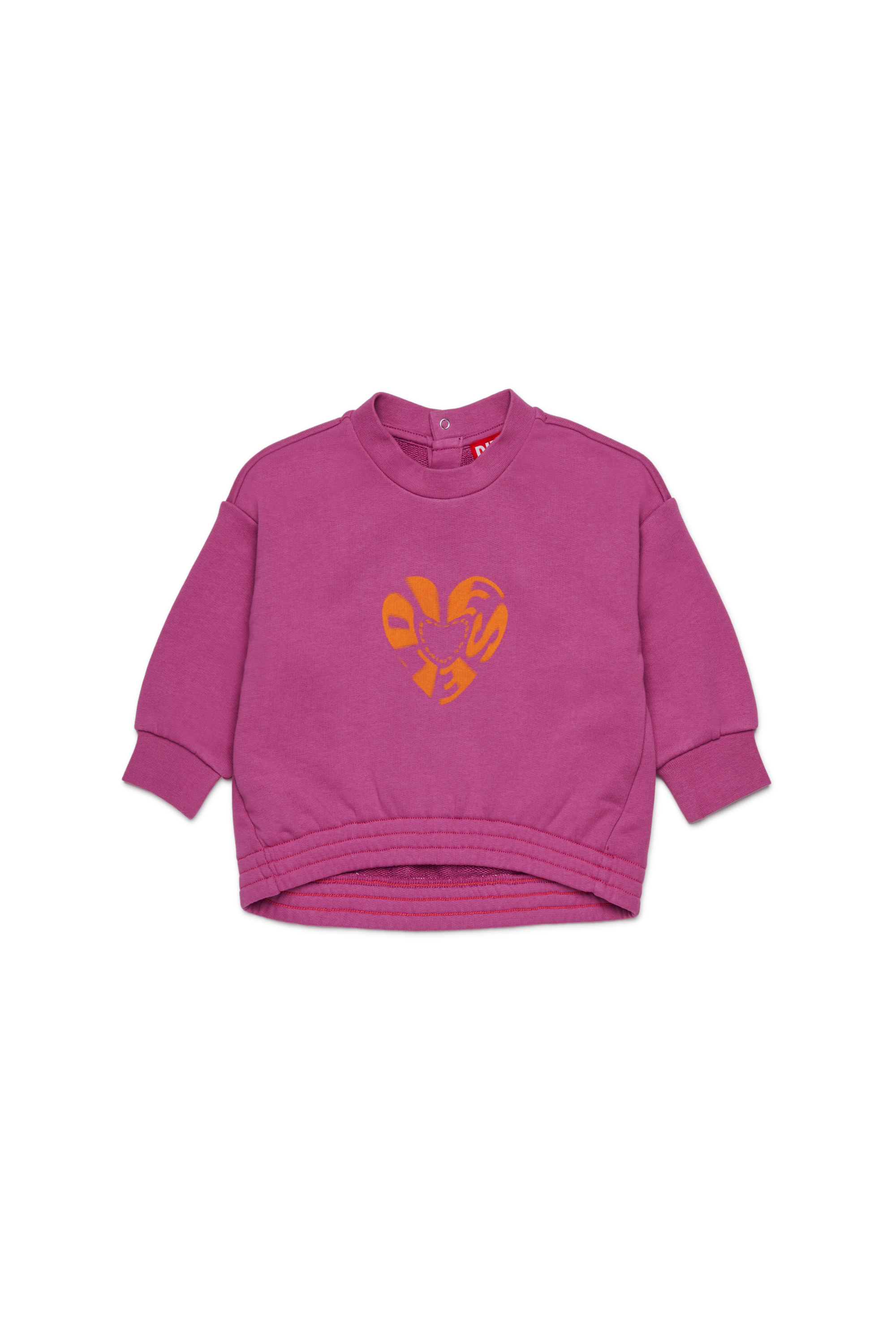 Diesel - SANPIB, Sweat en coton avec logo imprimé Femme in Violet - 1