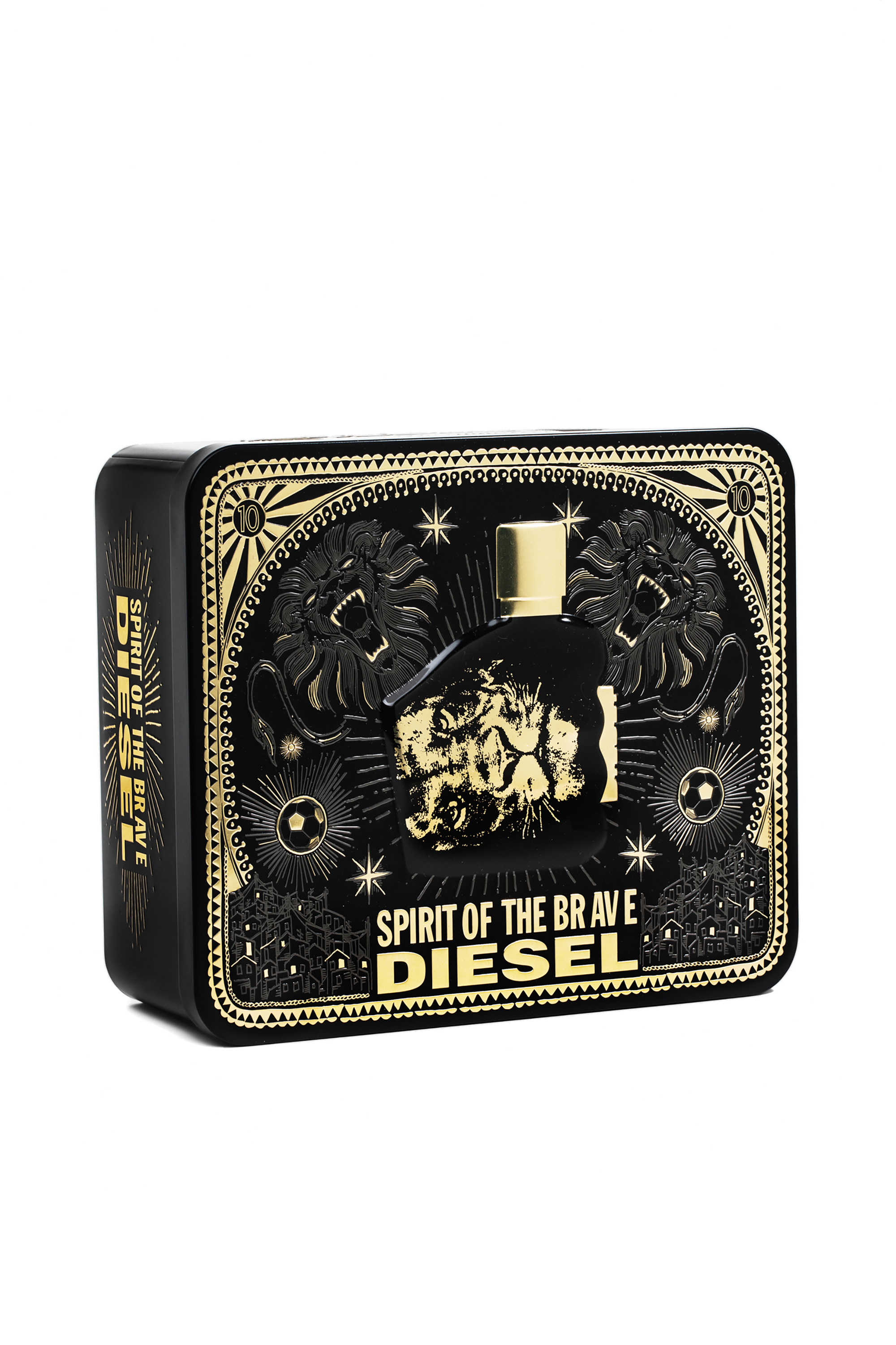 Diesel - SPIRIT OF THE BRAVE 75ML METAL GIFT SET, Man's SPIRIT OF THE BRAVE Gift set in Black - 3