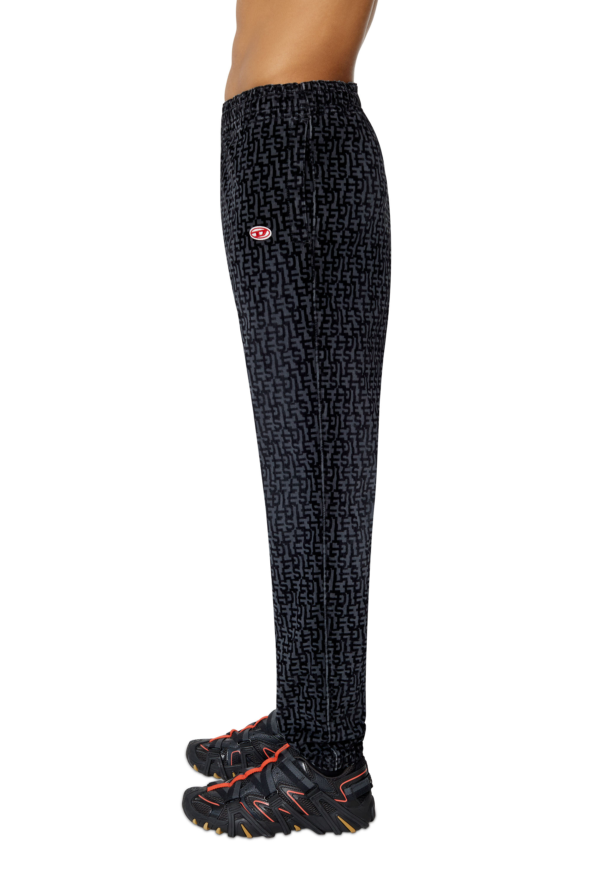 Diesel - D-Lab Track Denim 068AW Tapered, Black/Dark grey - Image 4