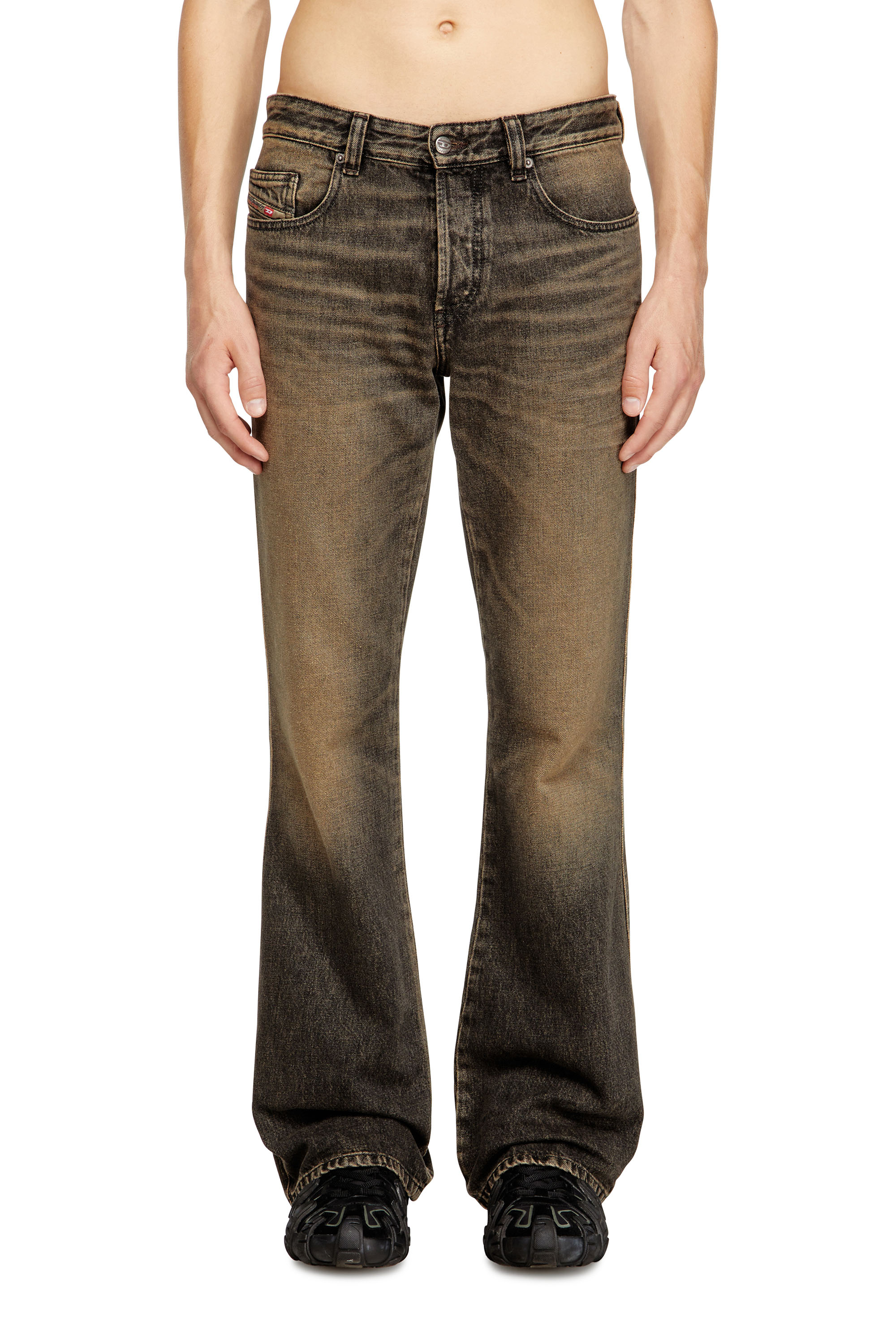 Diesel - Bootcut Jeans 1998 D-Buck 007AX Homme, Noir/Gris foncé - Image 1