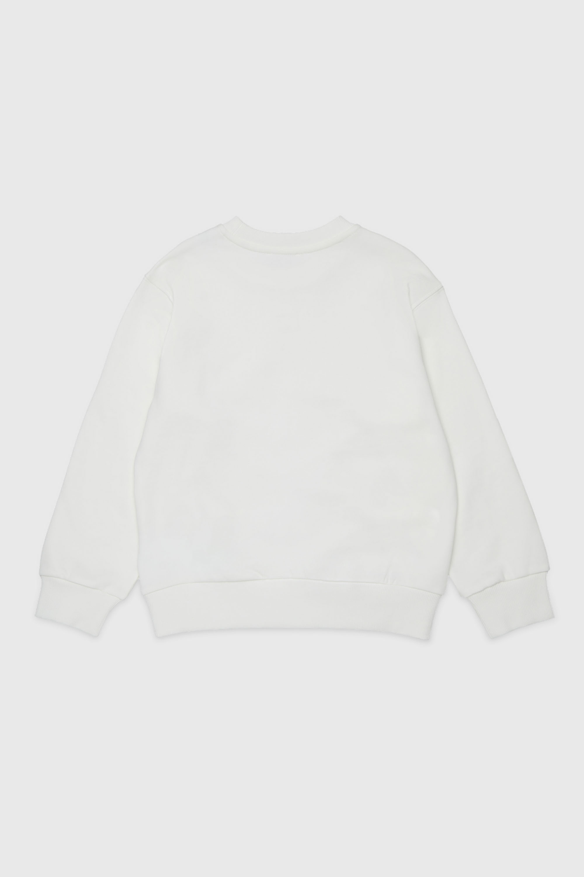 Diesel - SXGIN OVER, Sweat-shirt avec petit &eacute;cusson logo Mixte in Blanc - 2