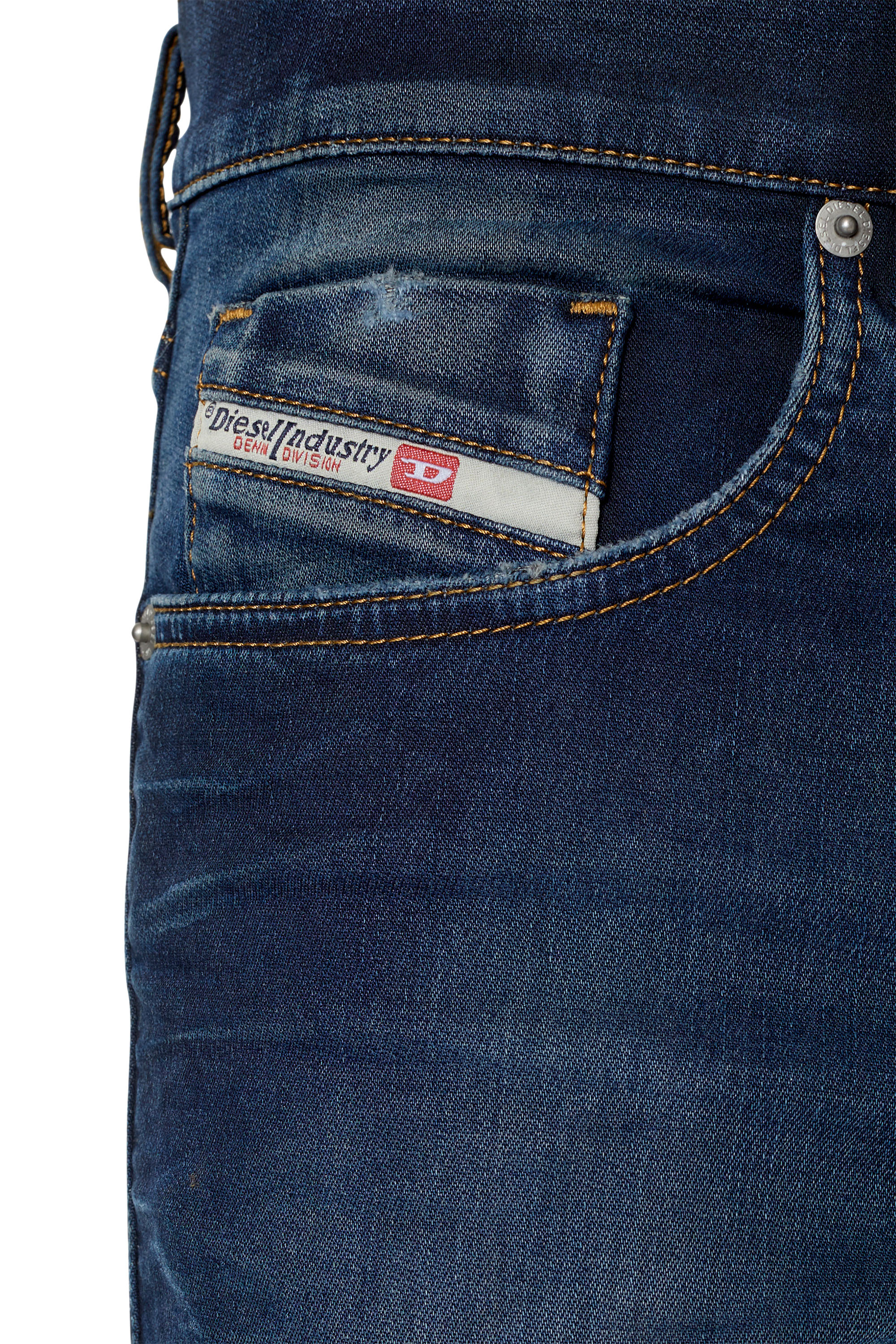 Diesel - D-Strukt JoggJeans® 068BC Slim, Dark Blue - Image 3