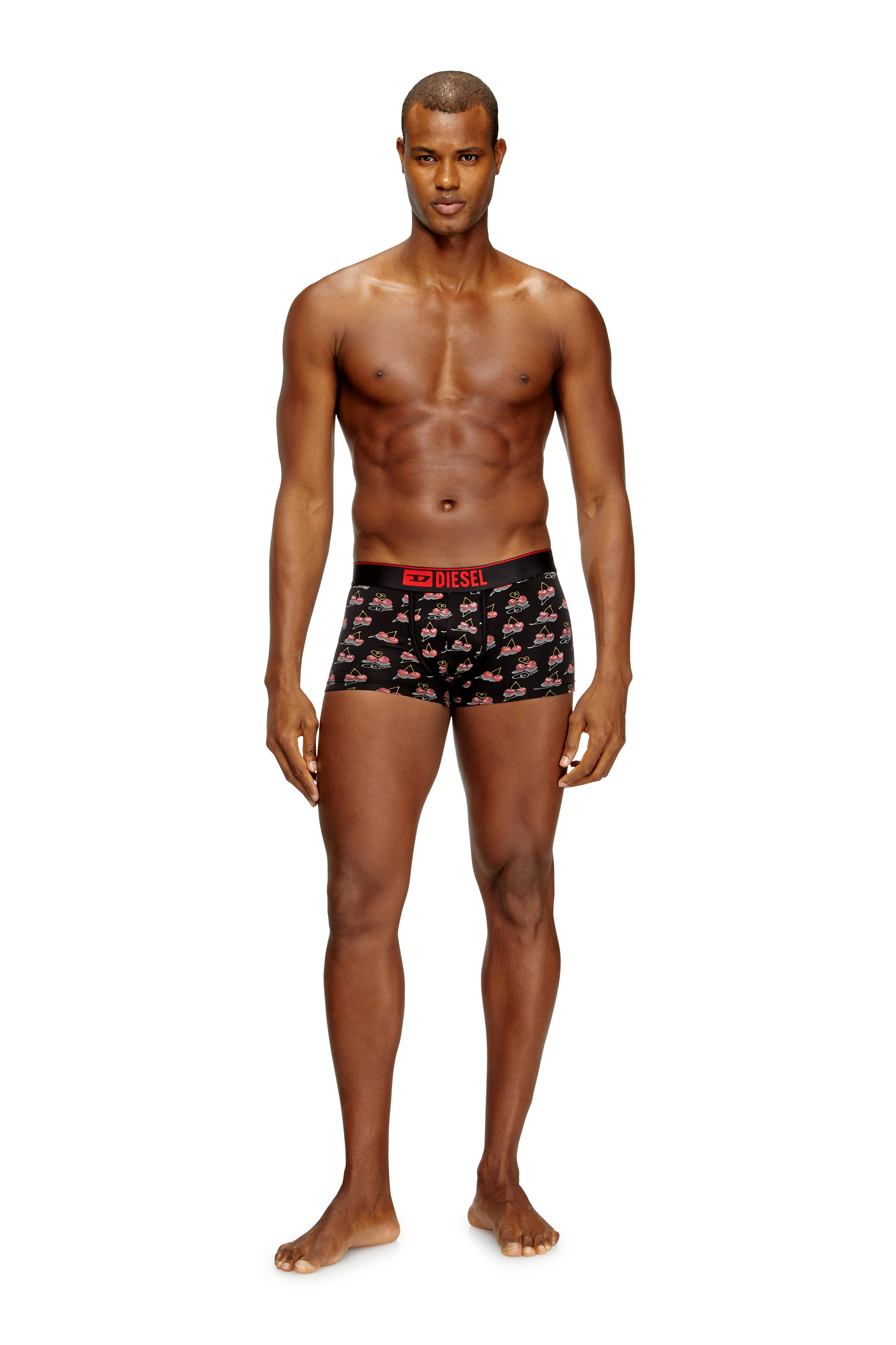 Diesel - DAMIEN-GFT-3PACK, Lot de 3 boxers imprimé cœurs et cerises Homme in Polychrome - 1