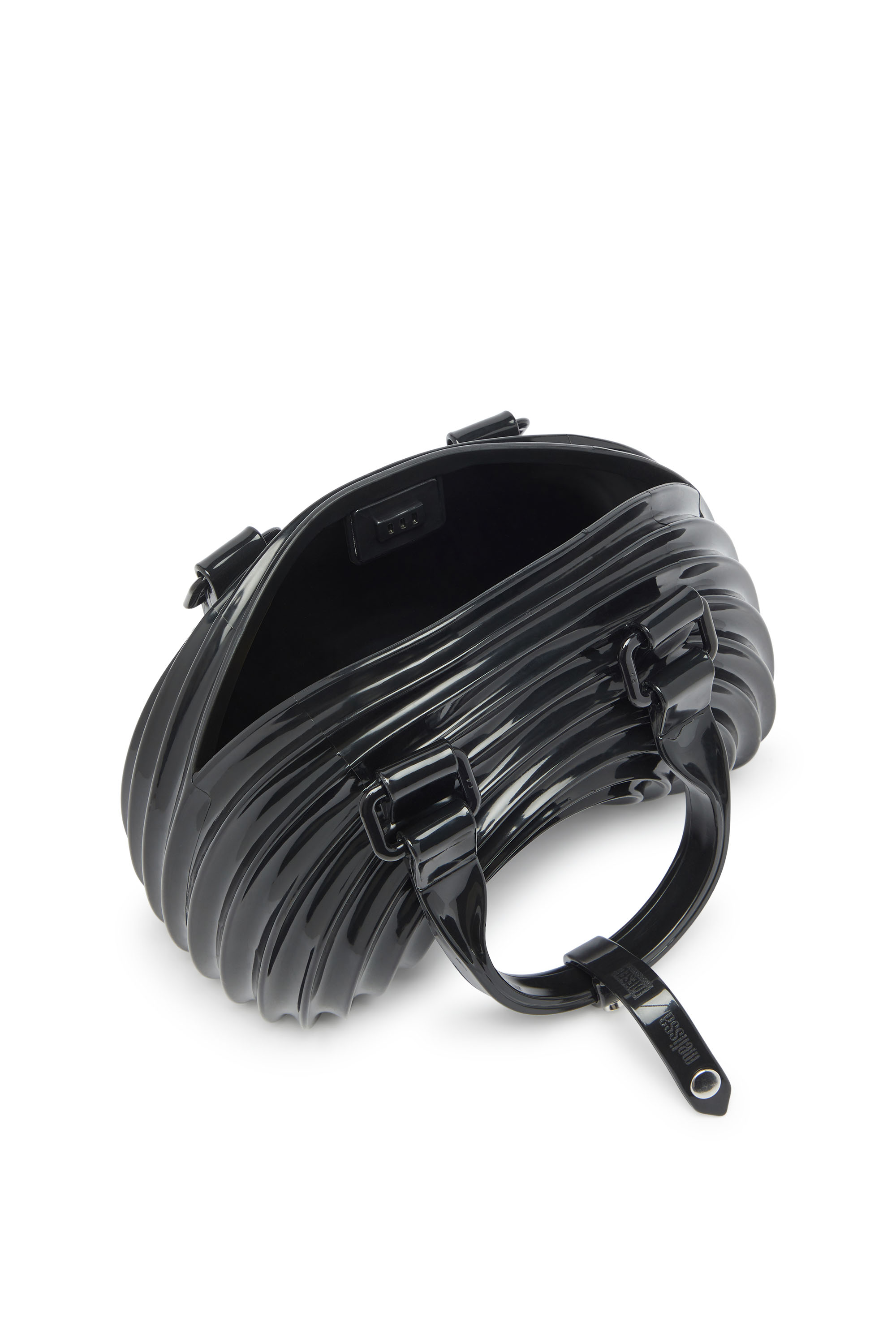 Diesel - MELISSA QUANTUM DOME, Woman's Quantum Dome - Handbag in Melflex&reg; in Black - 4