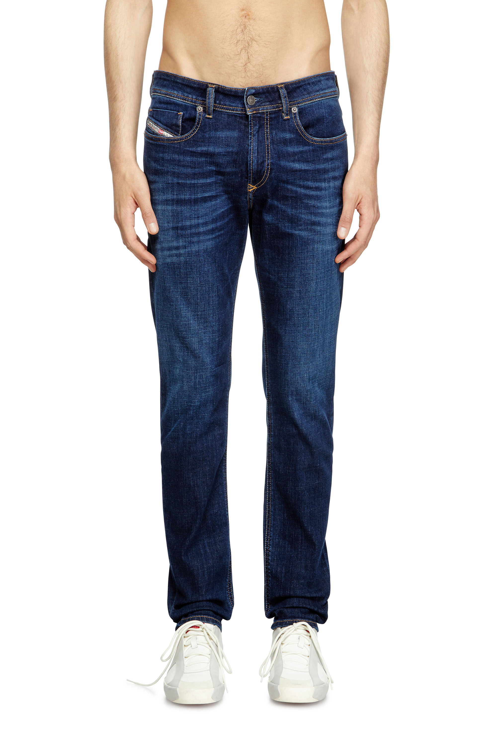 Diesel - Skinny Jeans 1979 Sleenker 09J17 Homme, Bleu Foncé - Image 3