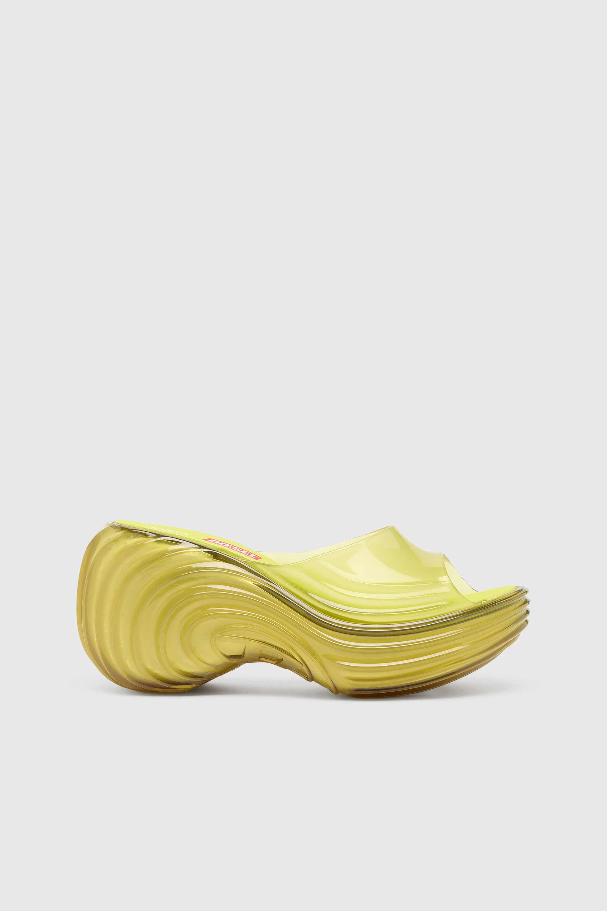 Diesel - MELISSA QUANTUM PLATFORM, Woman's Platform mule in Melflex&reg; in Yellow - 1