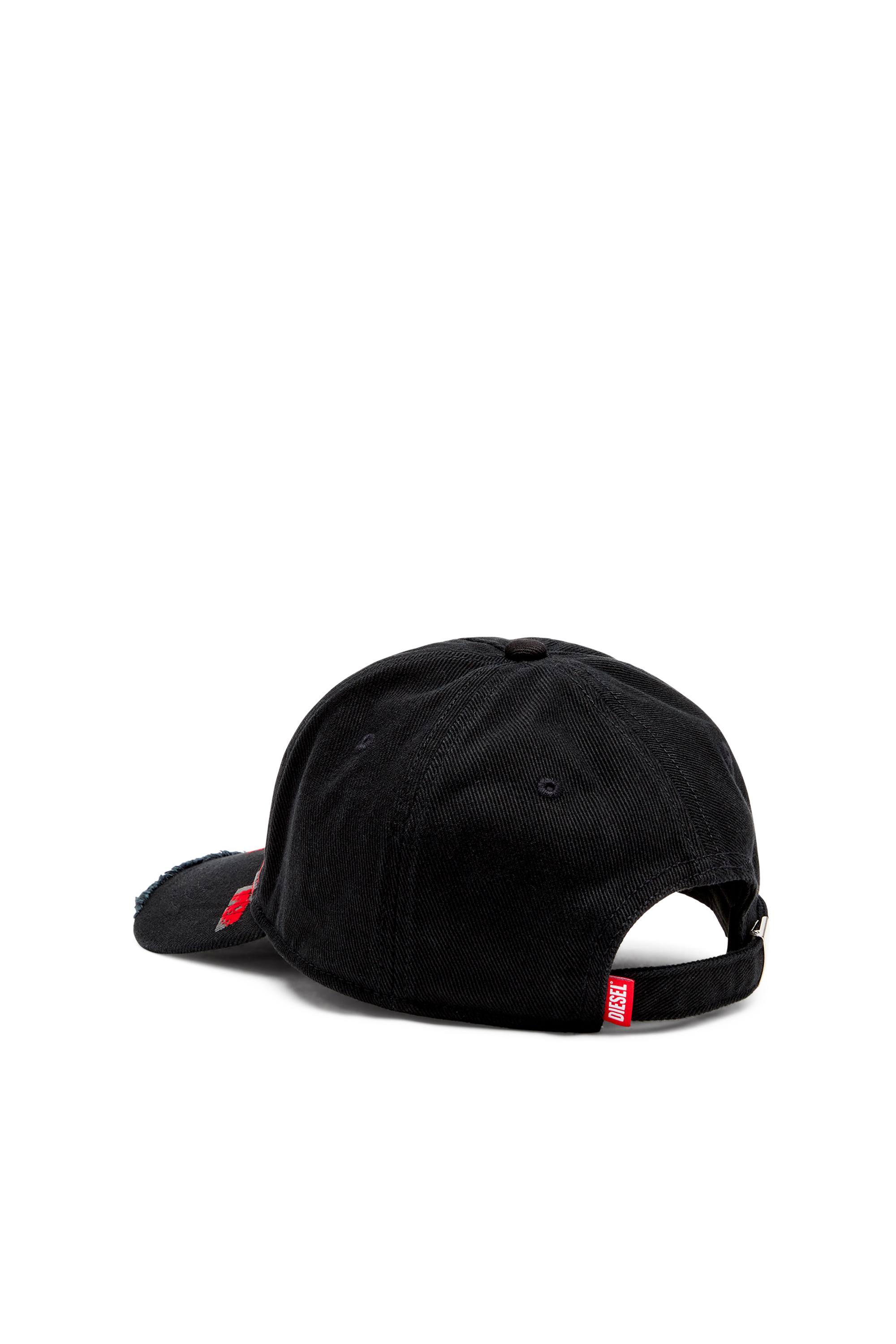 Diesel - C-HASE, Casquette de baseball en denim avec logo Diesel Core Homme in Polychrome - 2