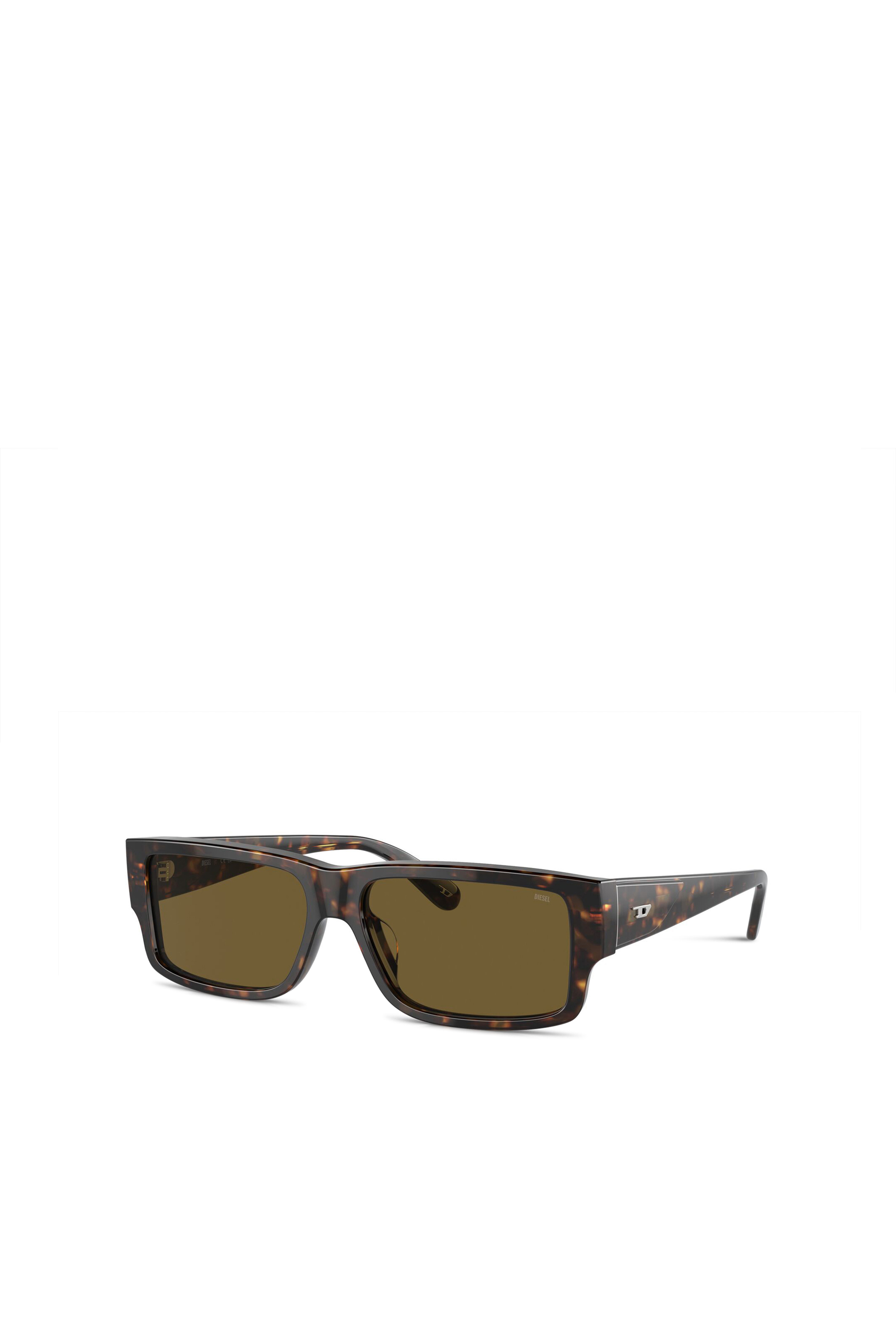 Diesel - 0DL2003 SIZE 57, Man's Rectangle sunglasses in Brown - 5