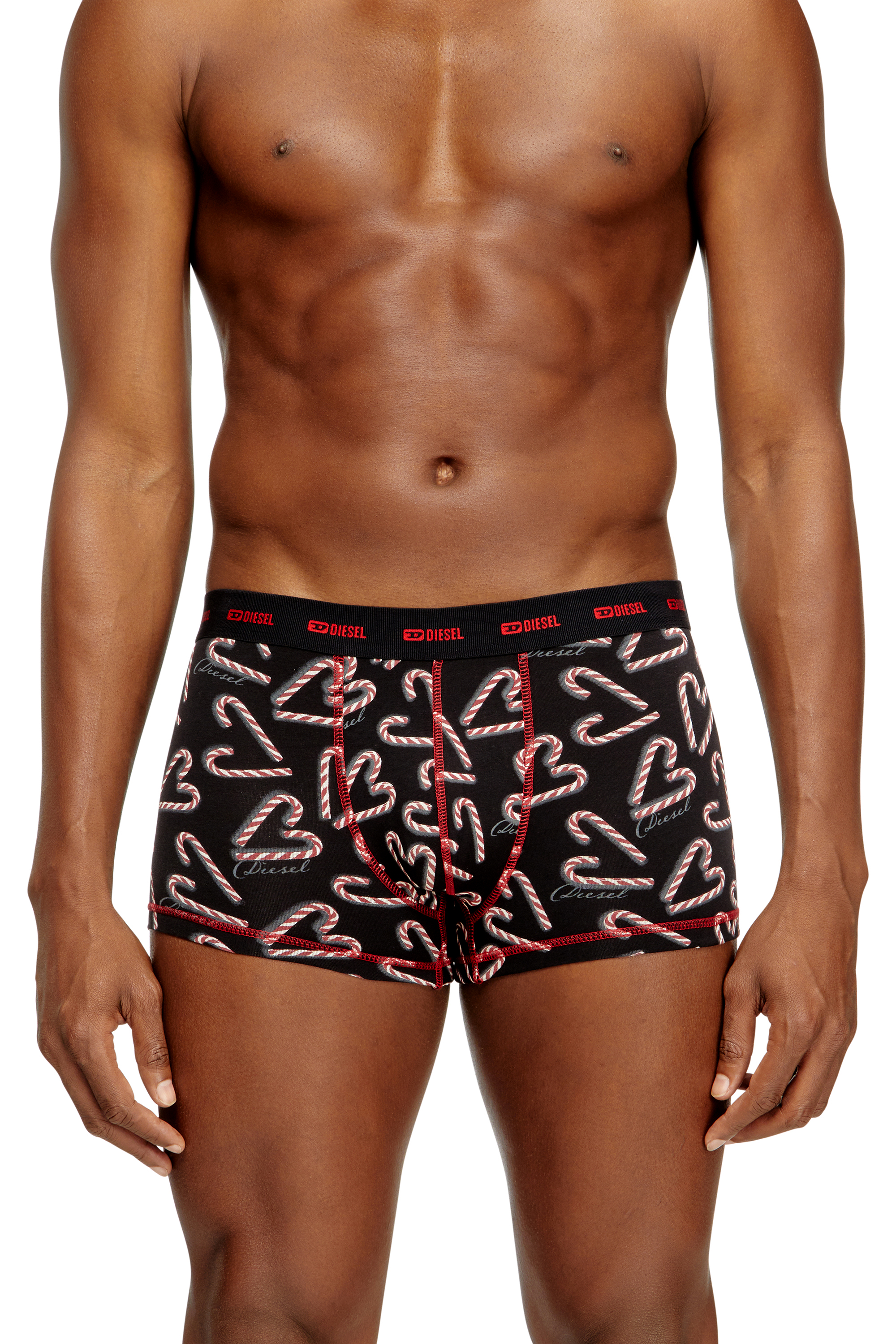 Diesel - DAMIEN-GFT-UTLT-3PACK, Lot de trois boxers en coton stretch Homme in Polychrome - 3