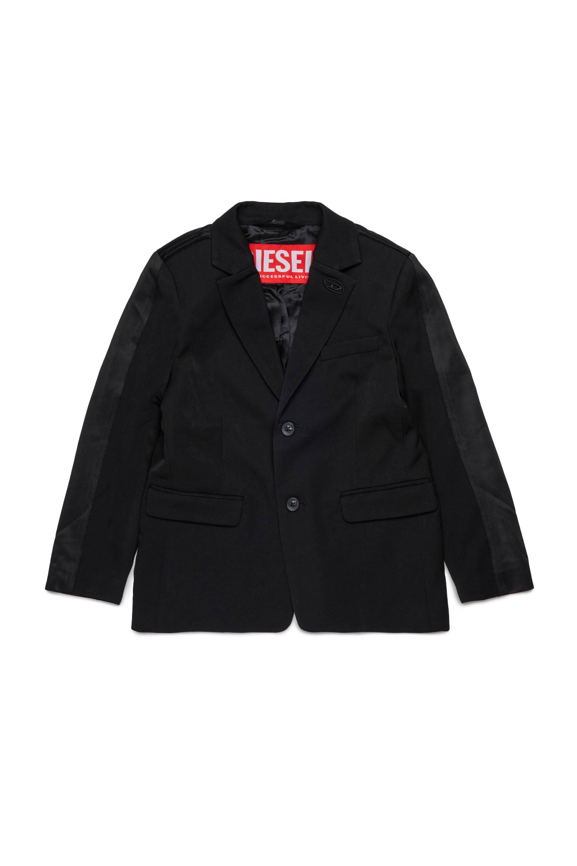 Diesel - JWIRE, Veste de costume avec mélange de matières Homme in Noir - 1