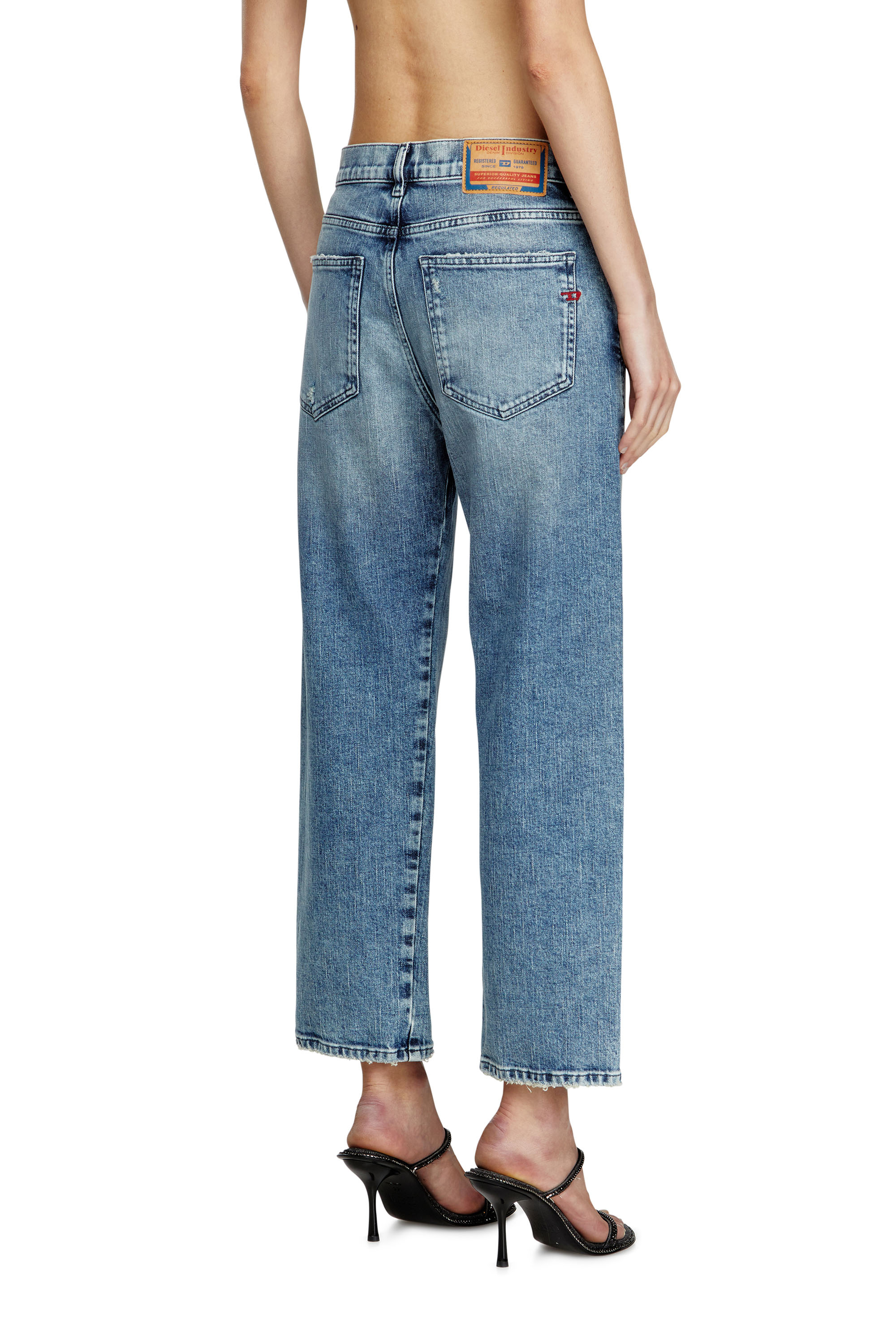 Diesel - Regular Jeans 2016 D-Air 09L34 Femme, Bleu Clair - Image 4
