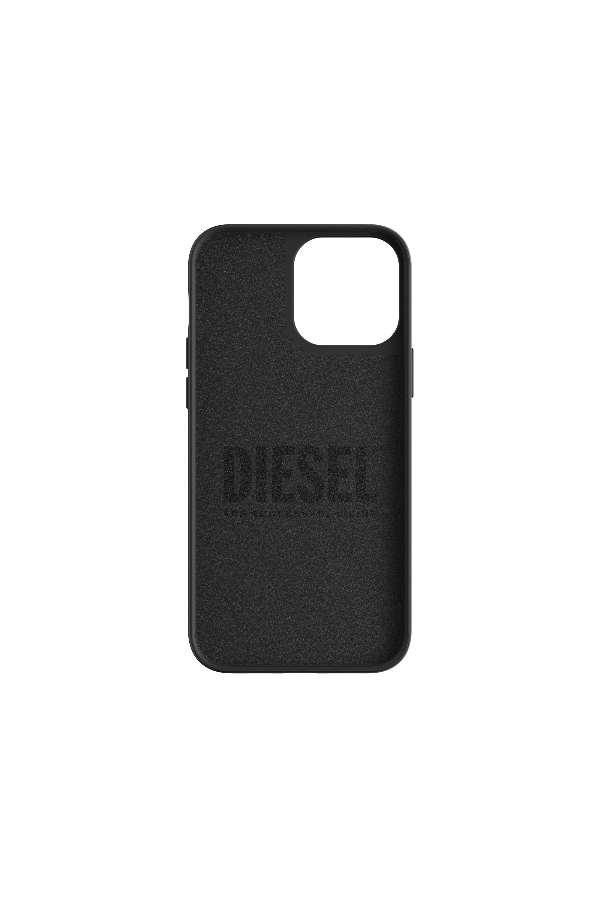 Diesel - 48873 STANDARD CASE, Coque moul&eacute;e pur iPhone 13 Pro Max Mixte in Noir - 4