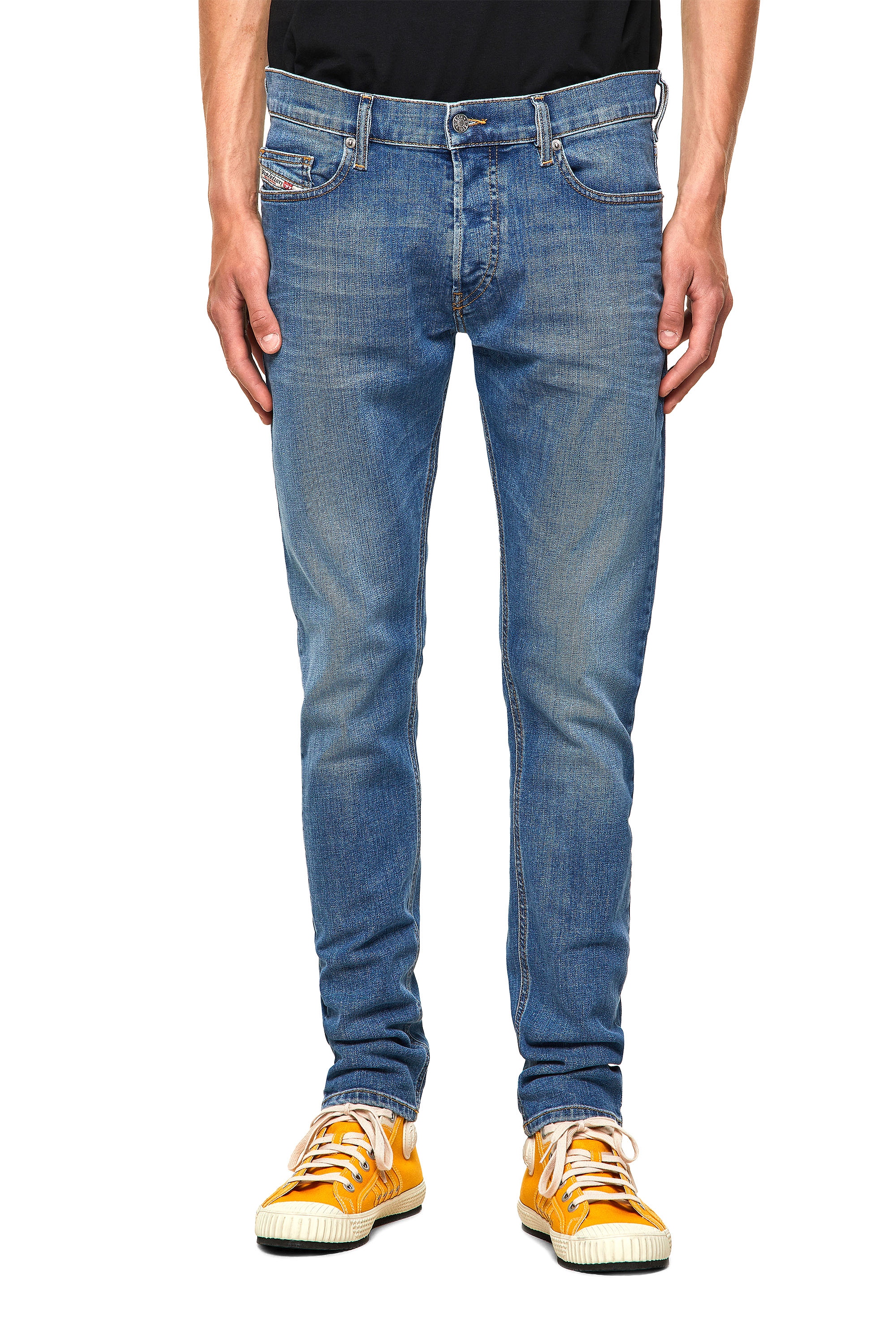 Diesel - D-Luster 009ZR Slim Jeans, Light Blue - Image 1