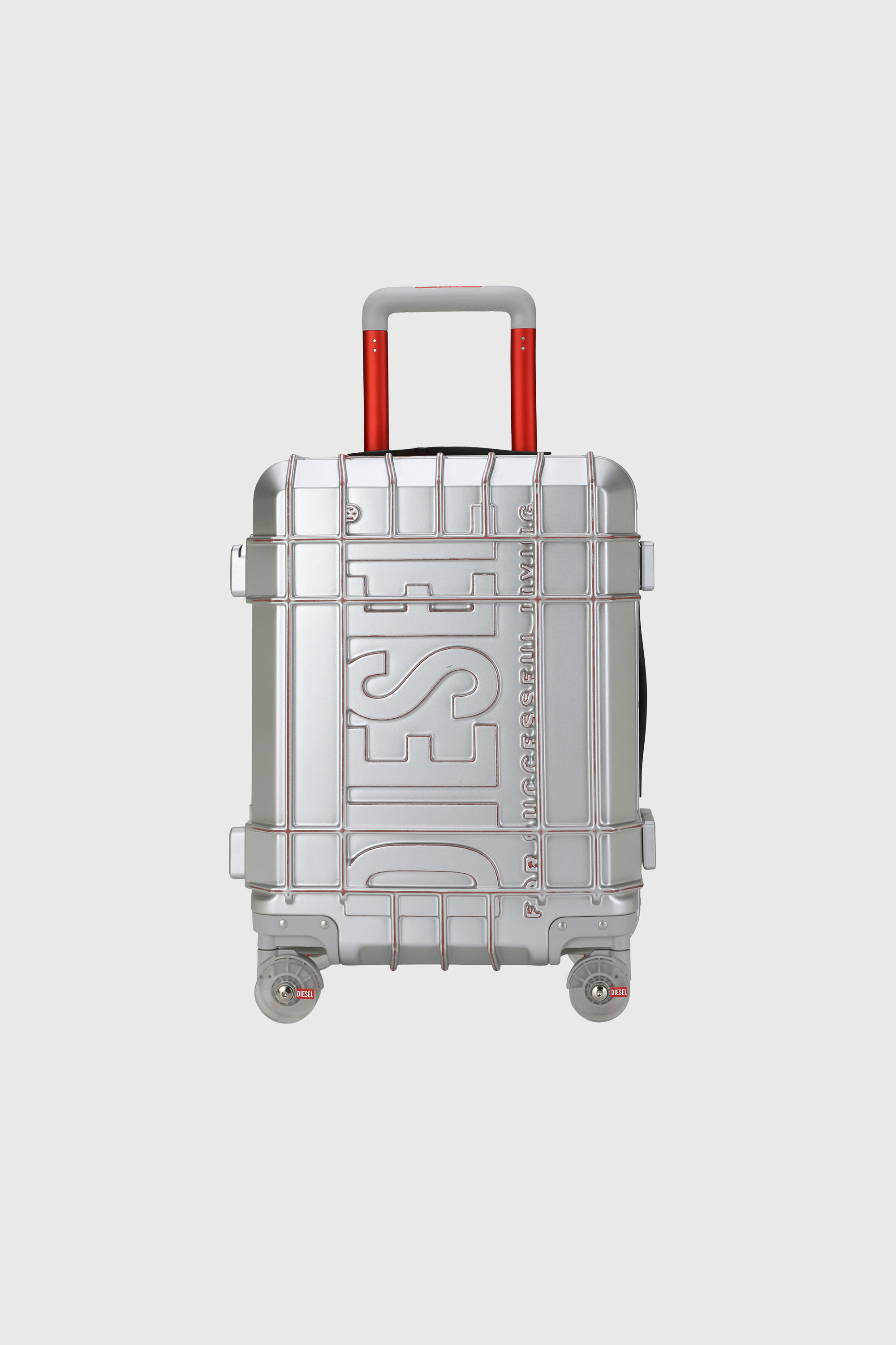 Diesel - DIESEL PC STRONG IMAGE TROLLEY- DSL003, Valise robuste taille S Mixte in Gris argent&eacute; - 2