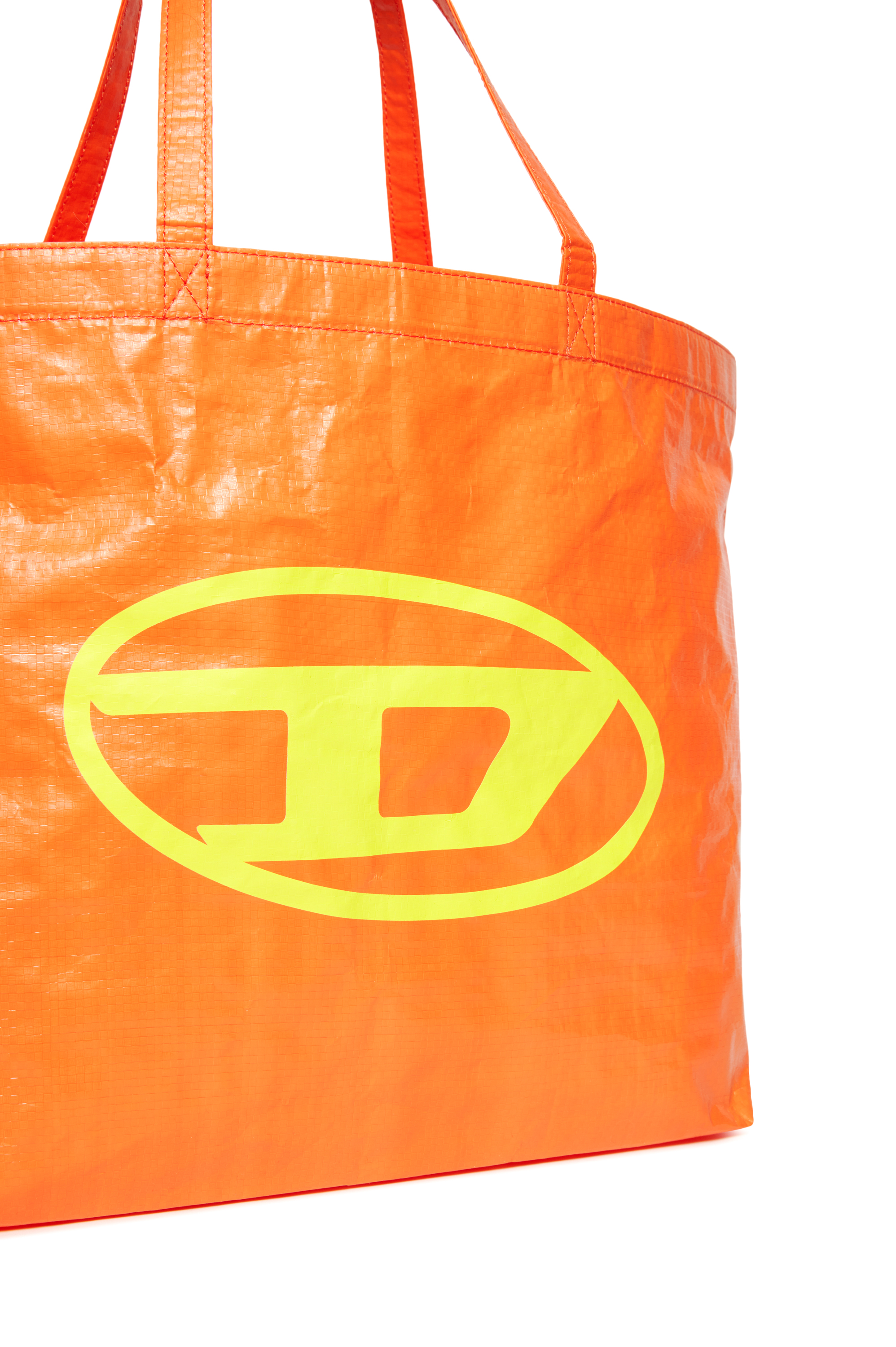 Diesel - WRITTEN, Sac de plage avec imprimé Oval D Femme in Orange - 4