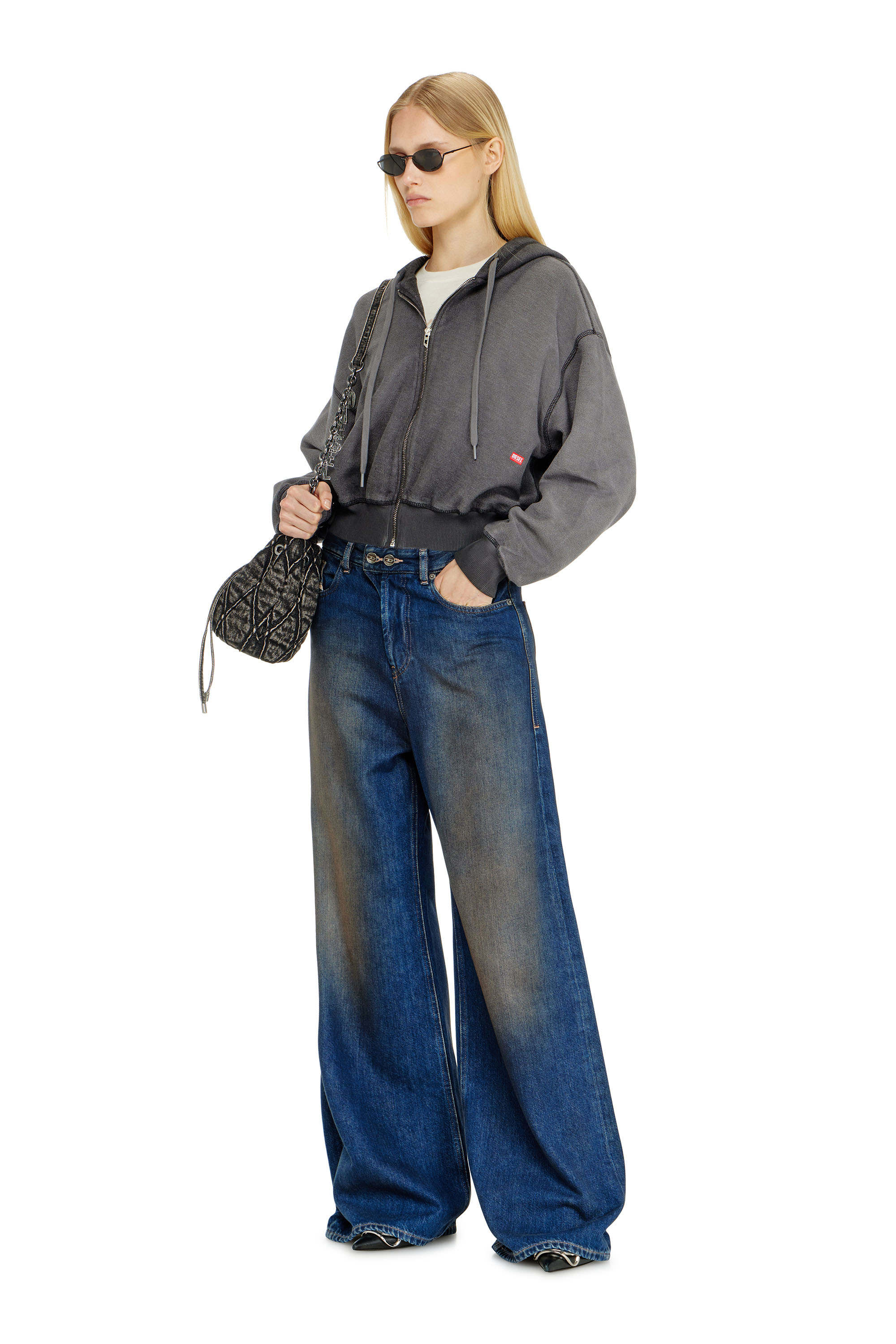 Diesel - Relaxed Jeans 1996 D-Sire 09P47 Femme, Bleu Fonc&eacute; - Image 1