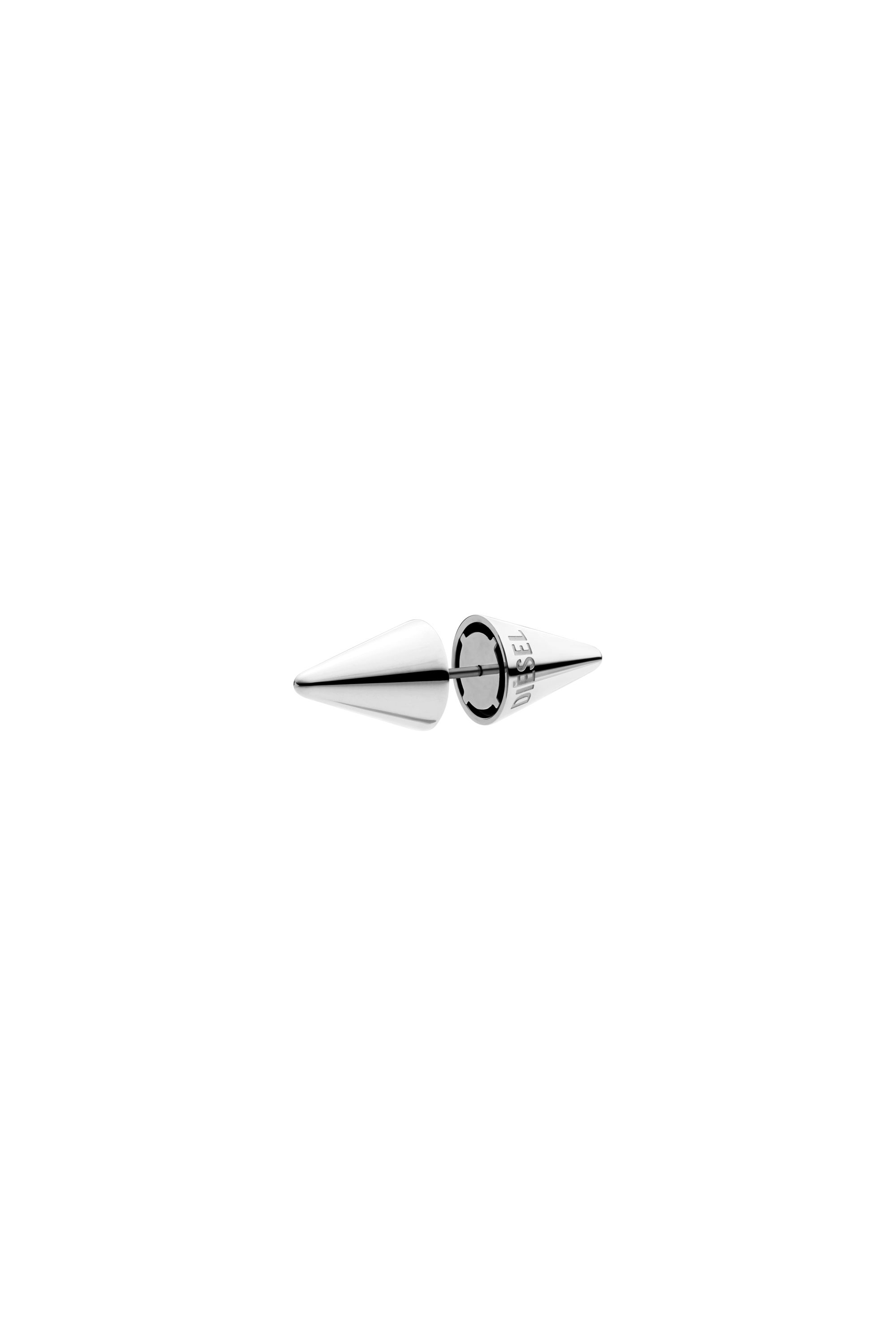 Diesel - DX1640040 JEWELLERY, Boucle d'oreille à pointe en acier inoxydable Mixte in Gris argenté - 1