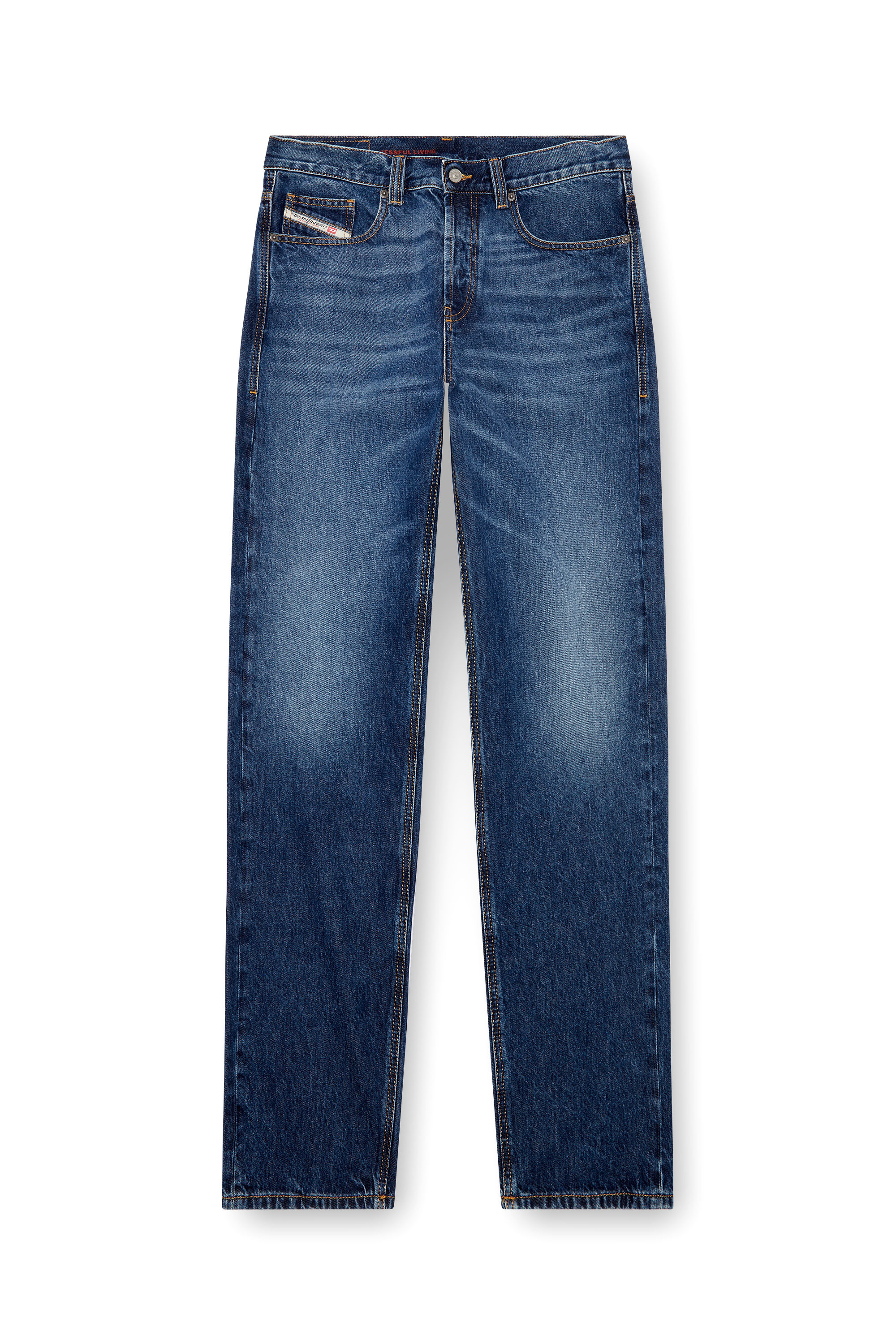 Diesel - Homme Straight Jeans 2010 D-Macs 09I27, Bleu Foncé - Image 3